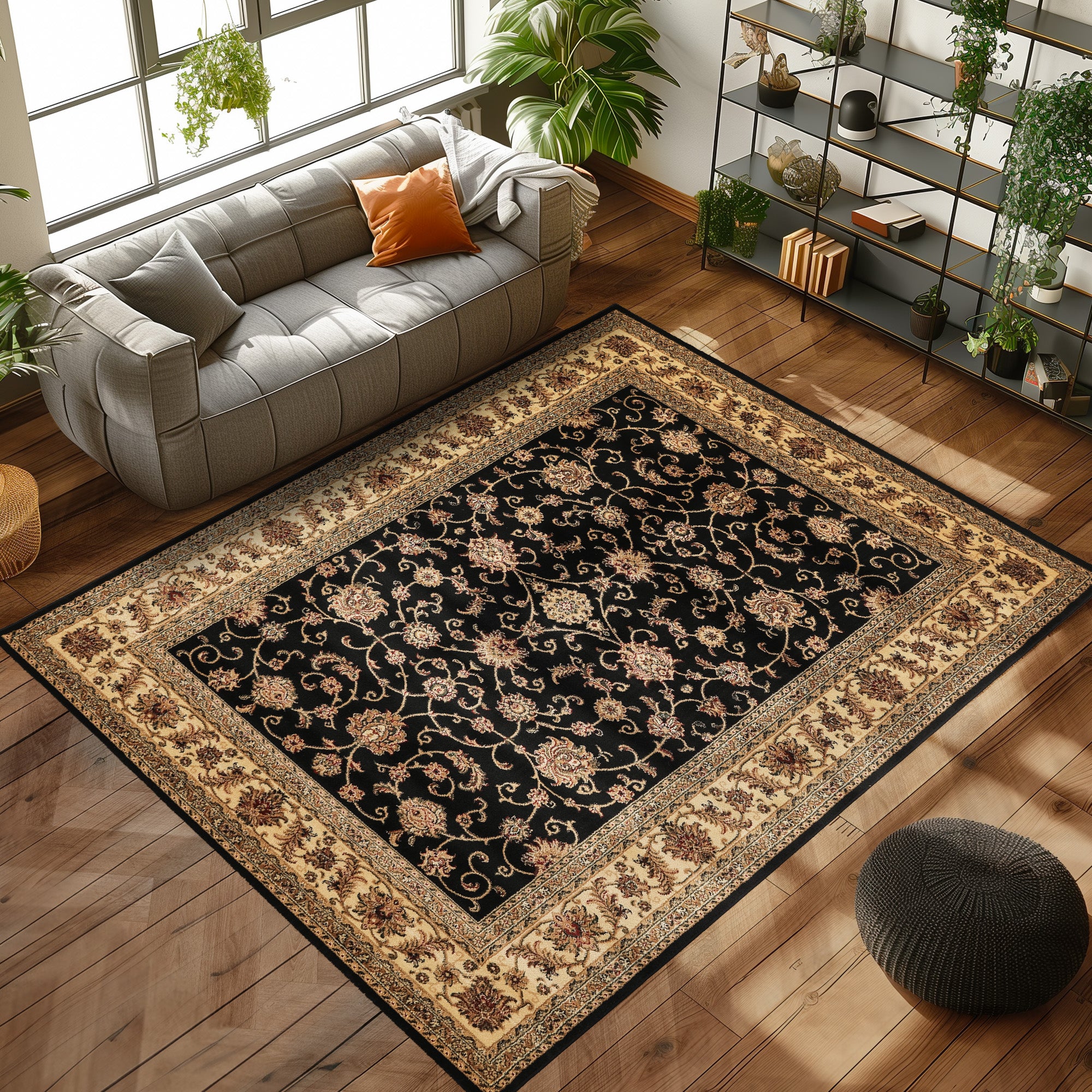Tapis Orinet tapis tissé aspect classique tapis design oriental salon