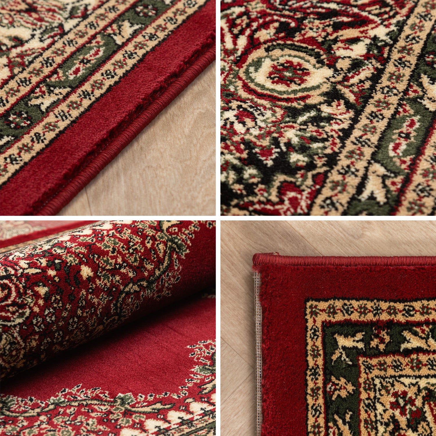 Orinet Teppich Klassisch Optik Webteppich orientalisch Design Teppich Wohnzimmer