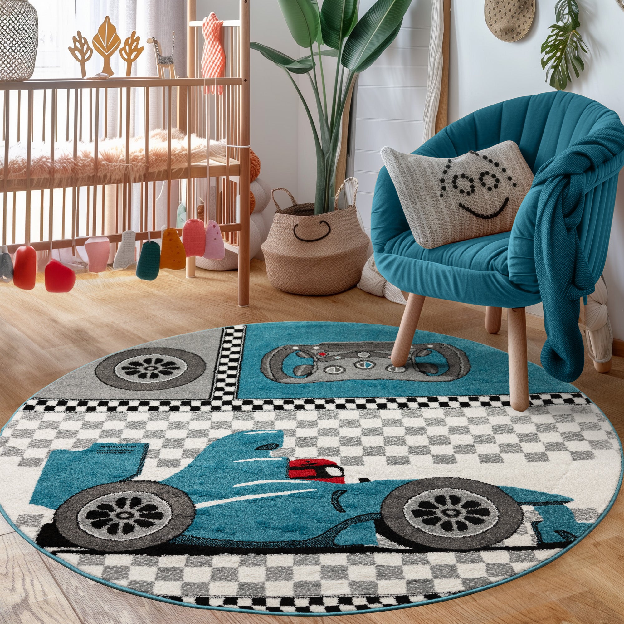 Children's carpet boy pirate design baby room carpet children's room easy to care for