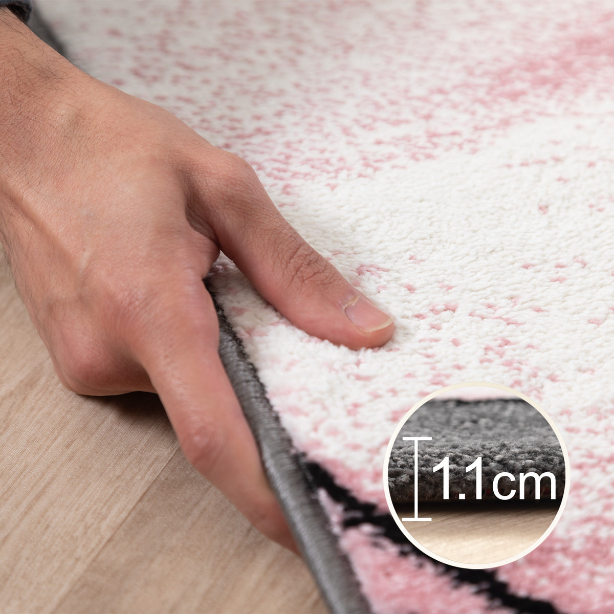 Carpettex Kinderteppich Waschbar Weich Antiallergen Spielteppich