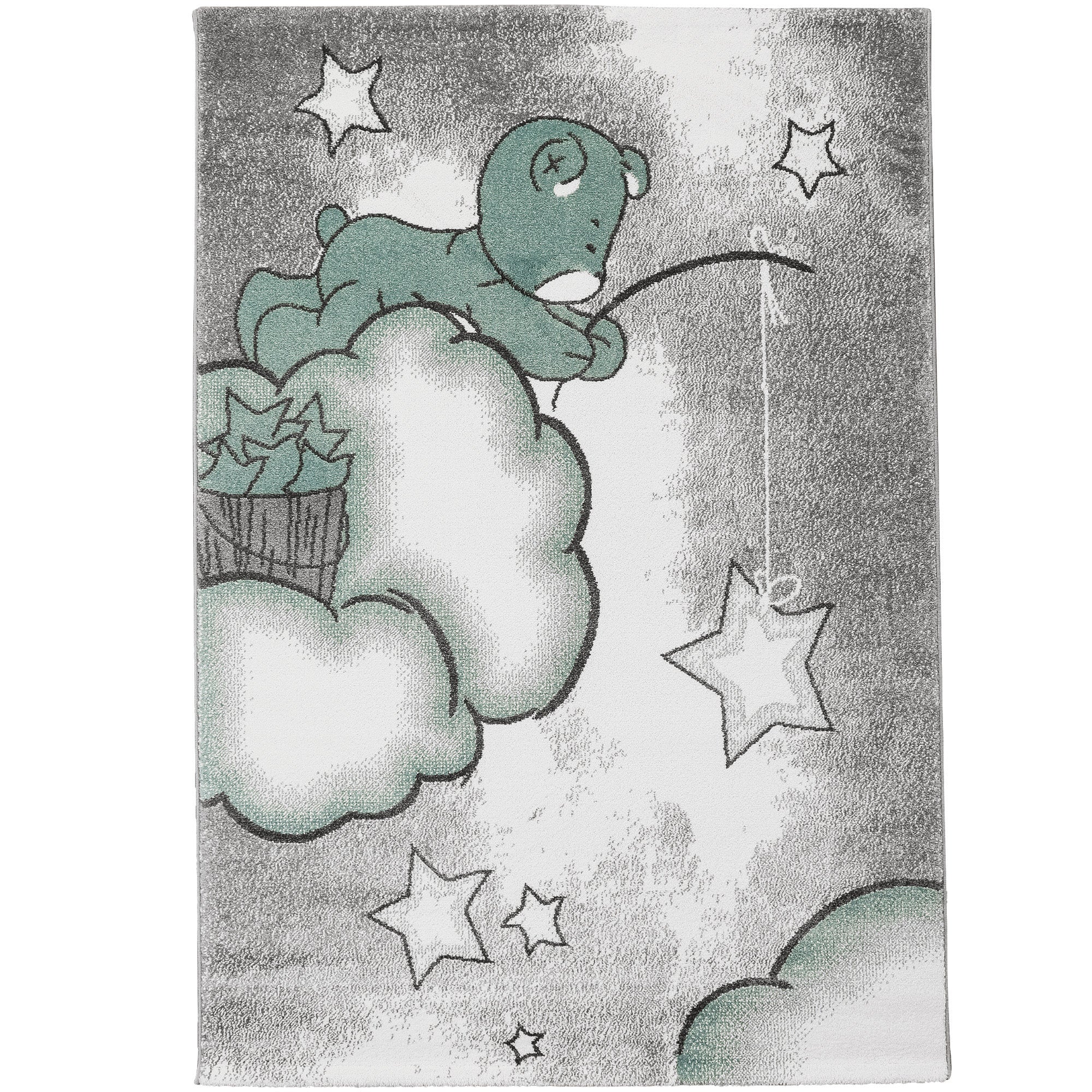 Tapis enfant garçon ours mignon design tapis chambre bébé chambre enfant facile d'entretien