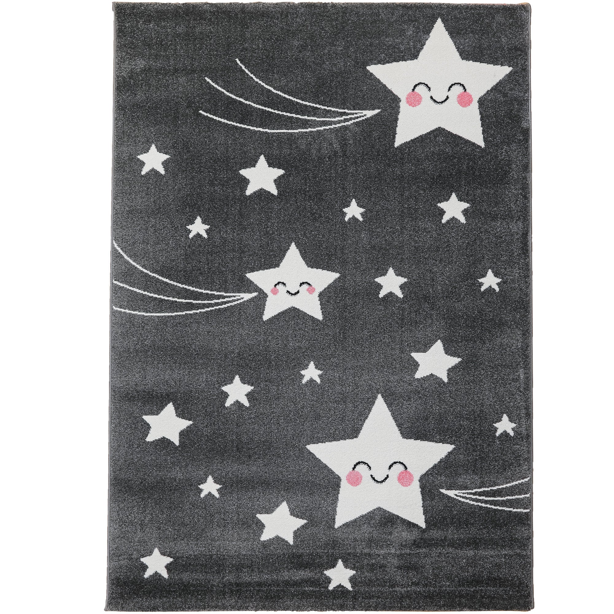 Tapis enfant fille étoile design tapis chambre bébé chambre enfant facile d'entretien