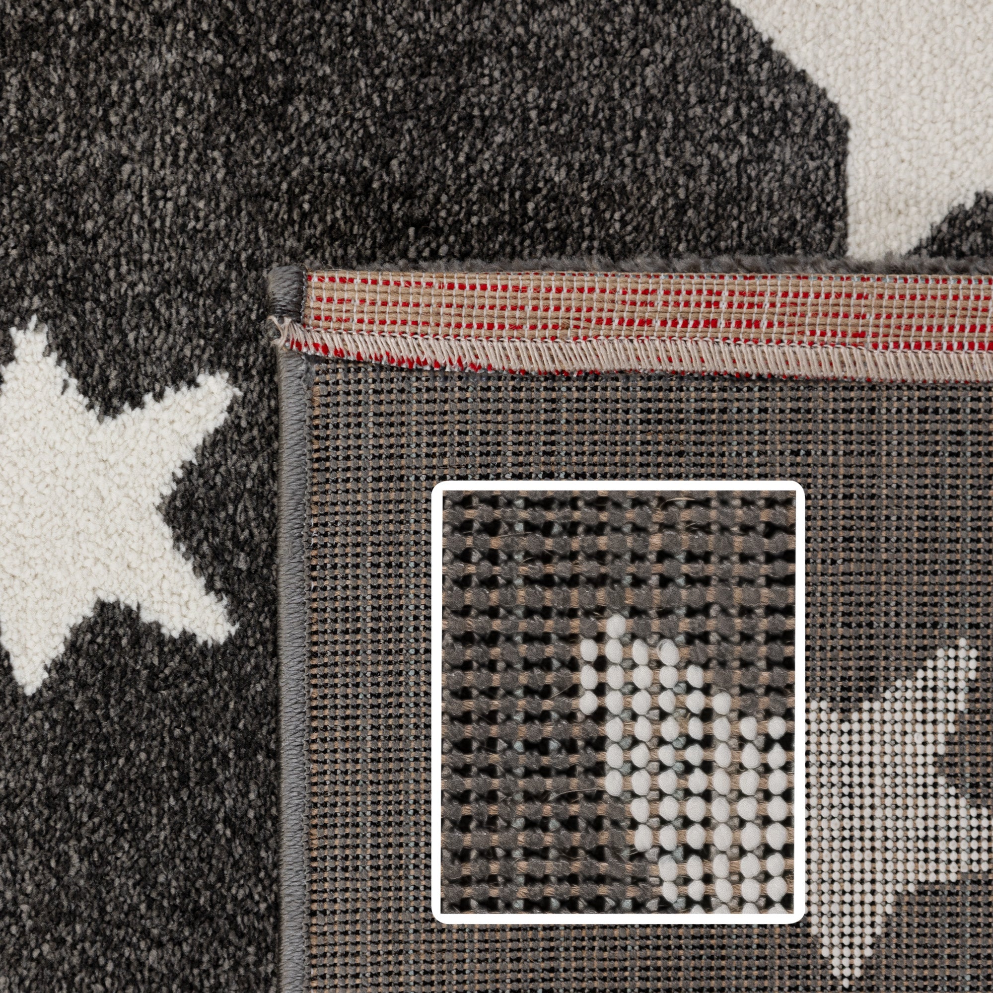 Tapis enfant fille étoile design tapis chambre bébé chambre enfant facile d'entretien