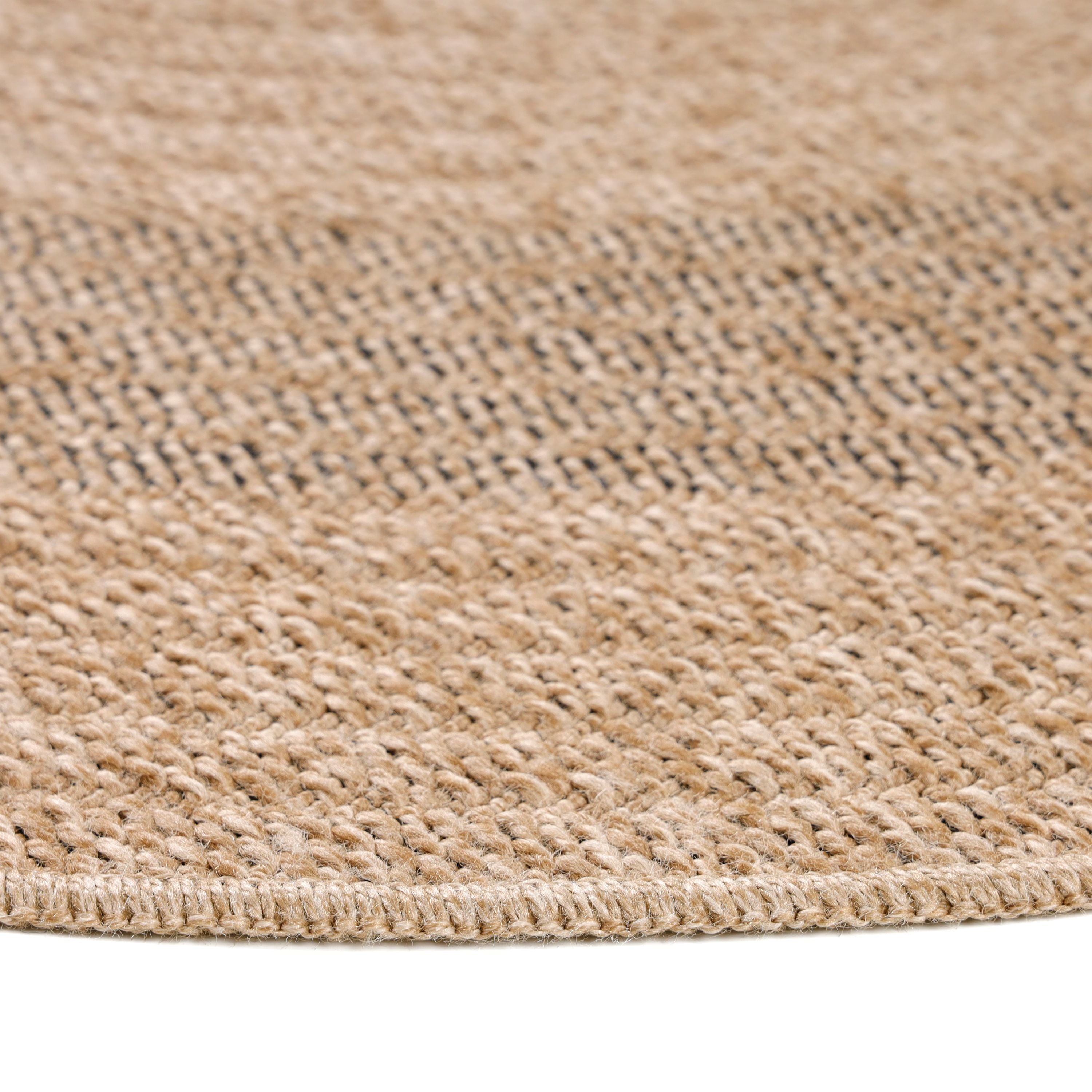 Round outdoor rug vintage design weatherproof patio kitchen balcony