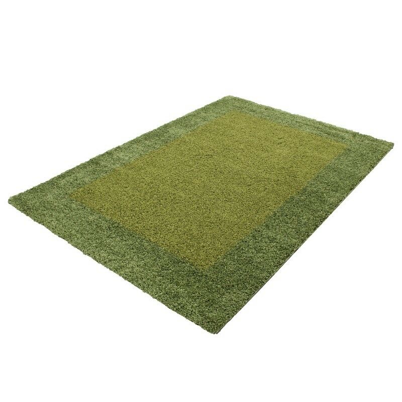 High-pile shaggy long-pile rug, living room rug with soft border - many colors