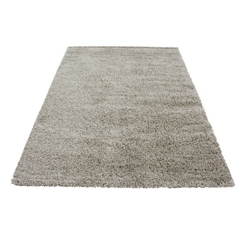 Tapis à poils longs à poils longs, tapis de salon, doux, uni en 14 couleurs