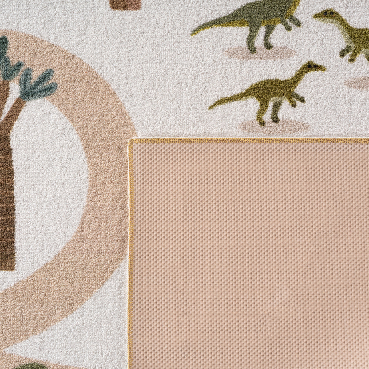 Carpettex Kinderteppich Dinosaurier Dino Straßen Spielteppich