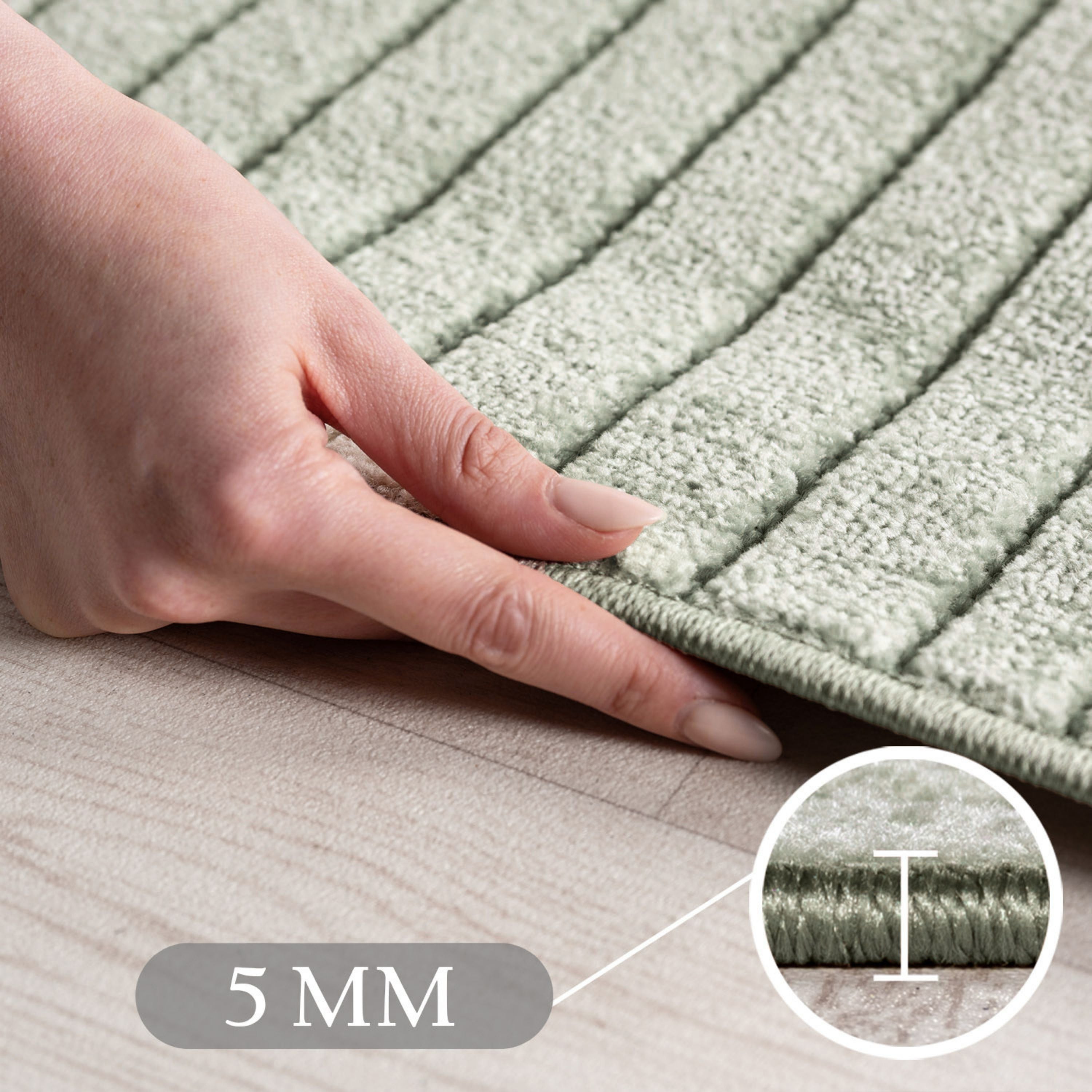 Carpettex Kurzflor Teppich 3D Hoch-Tief Skandi Boho Indoor Outdoor