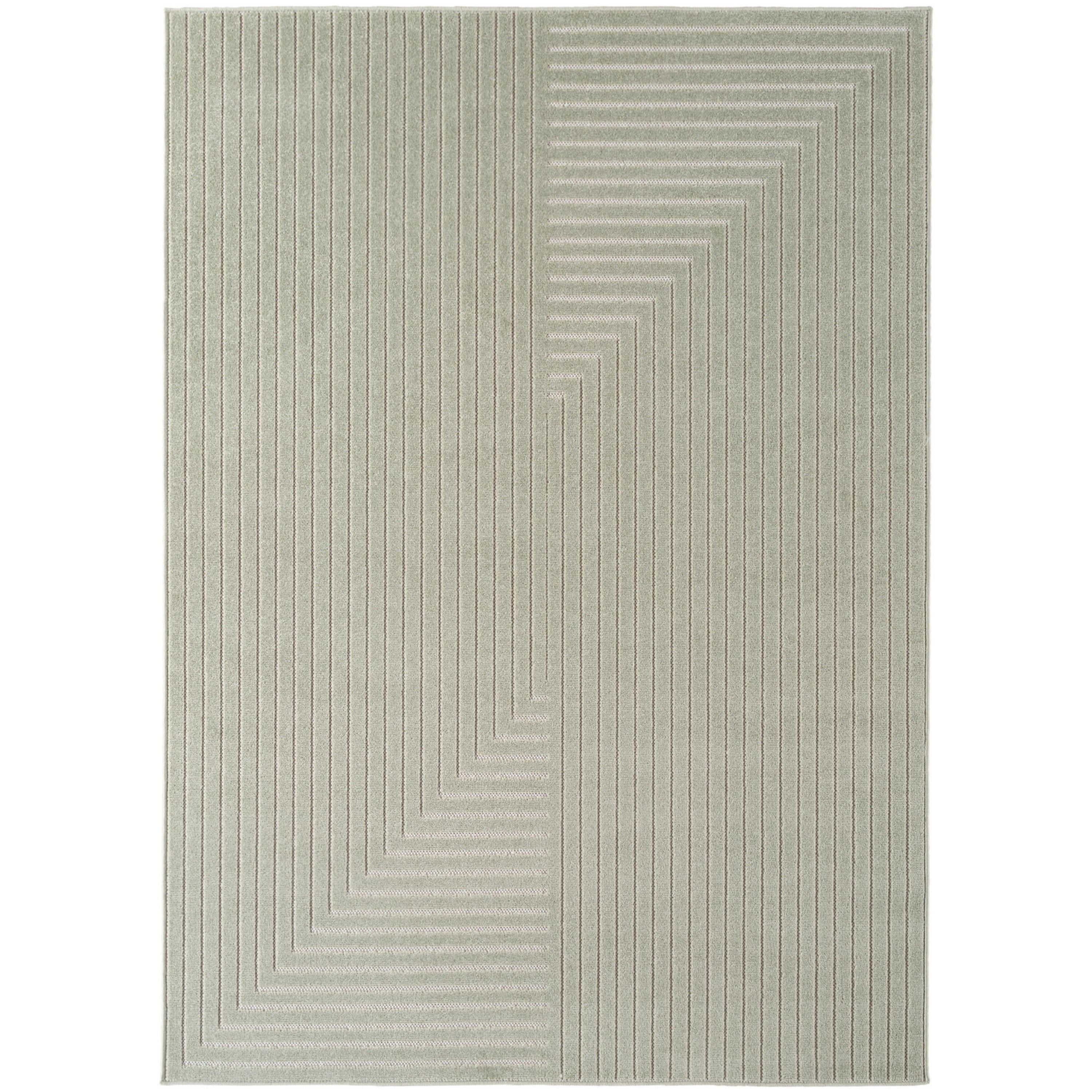 Carpettex Kurzflor Teppich 3D Hoch-Tief Skandi Boho Indoor Outdoor