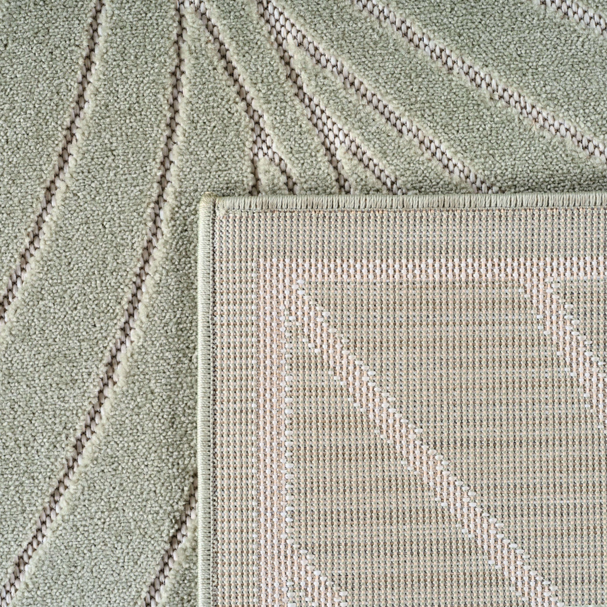 Carpettex Kurzflor Teppich 3D Hoch-Tief Skandi Boho Indoor Outdoor