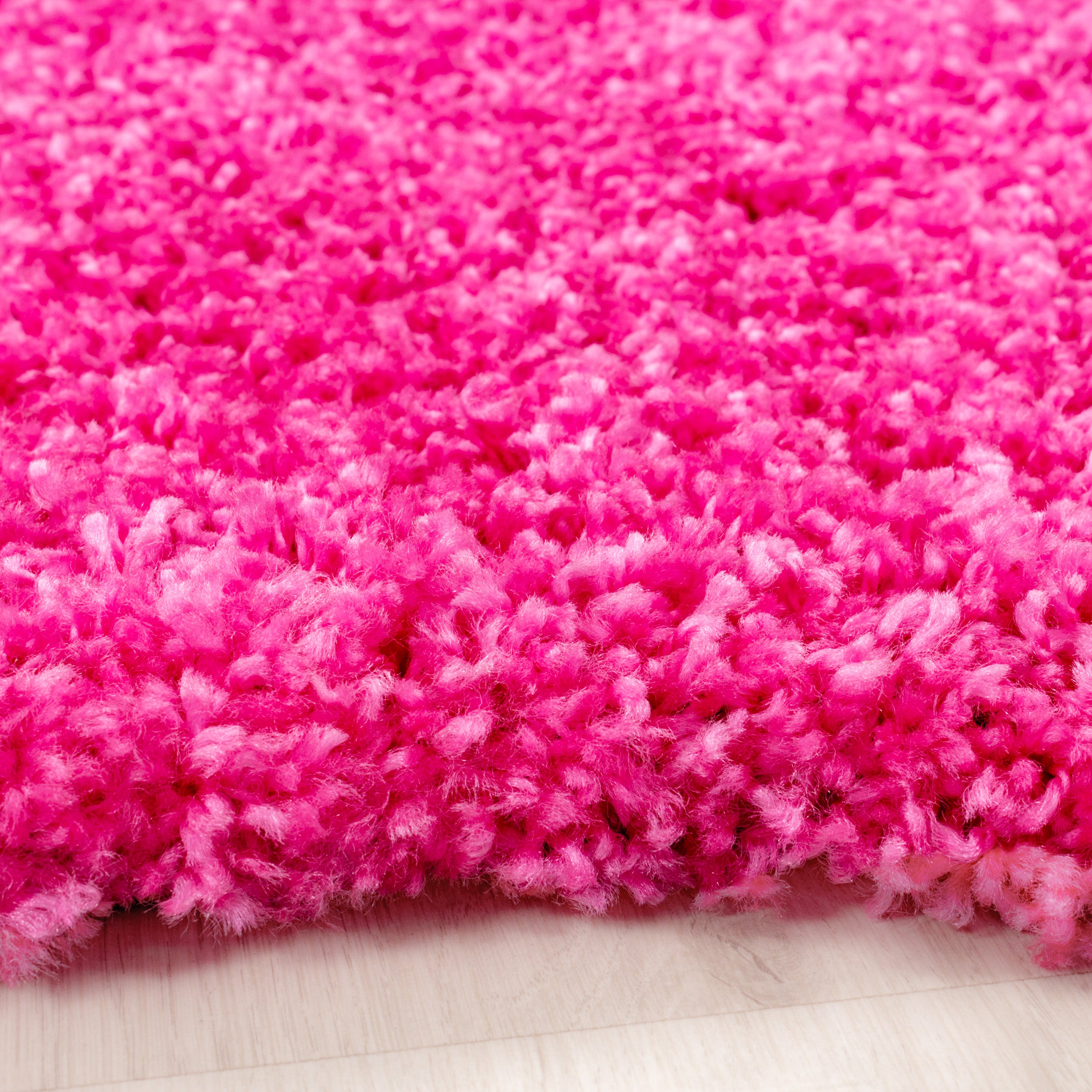 Teppich Sternform Kinderteppich Hochflor Shaggy Stern muster Pink Farbe