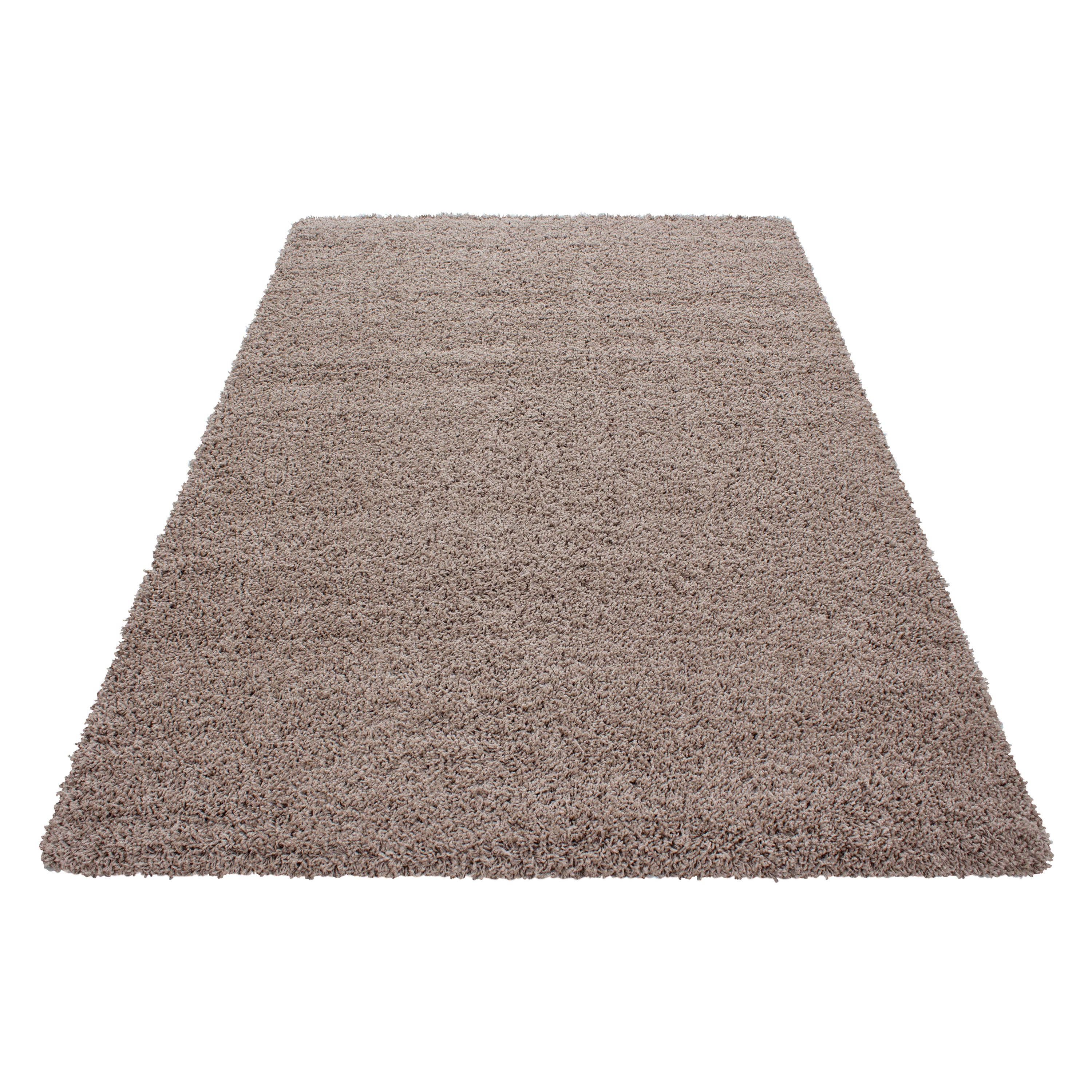 Tapis à poils longs pour le salon, tapis à poils longs, design uni, moelleux