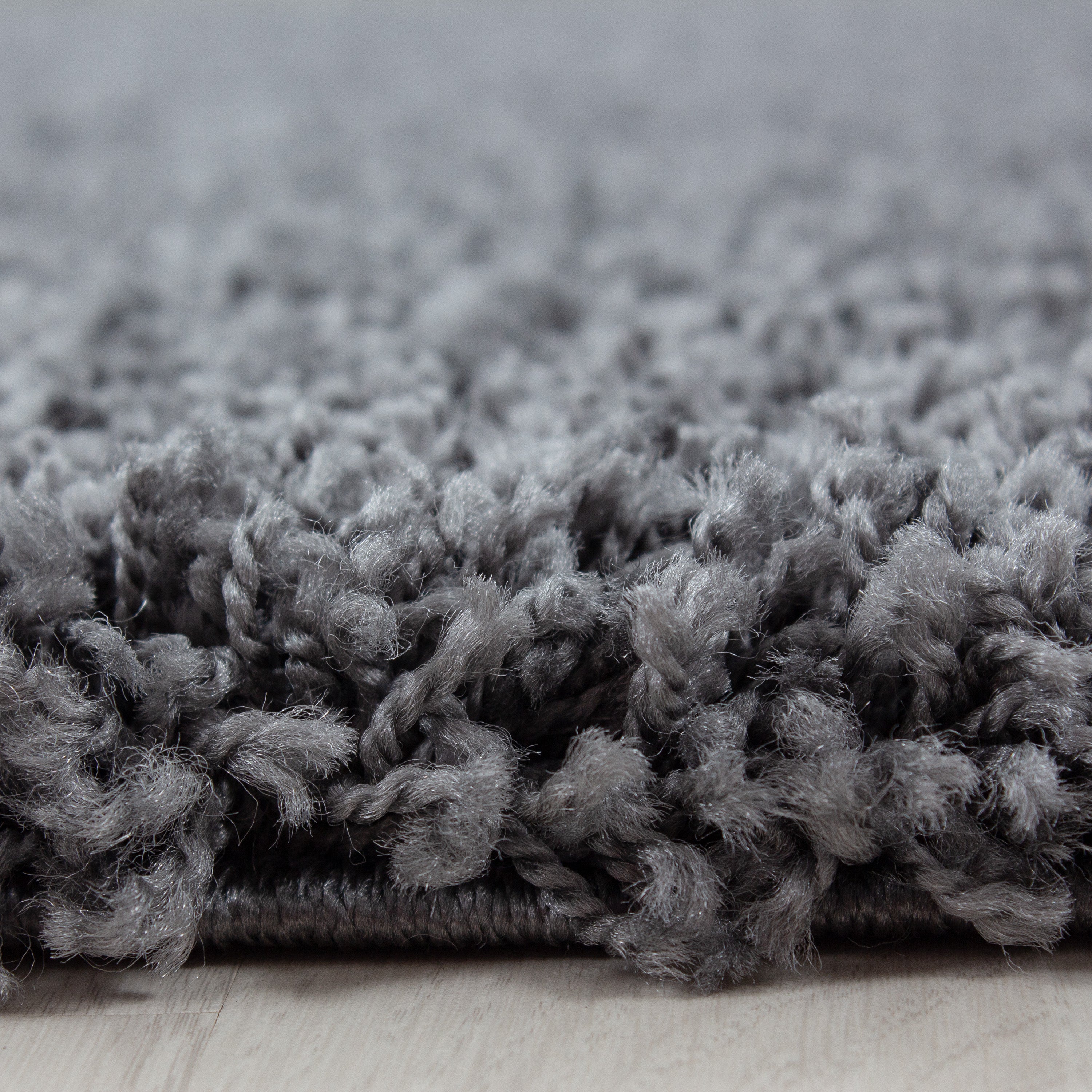 Tapis à poils longs pour le salon, tapis à poils longs, design uni, moelleux