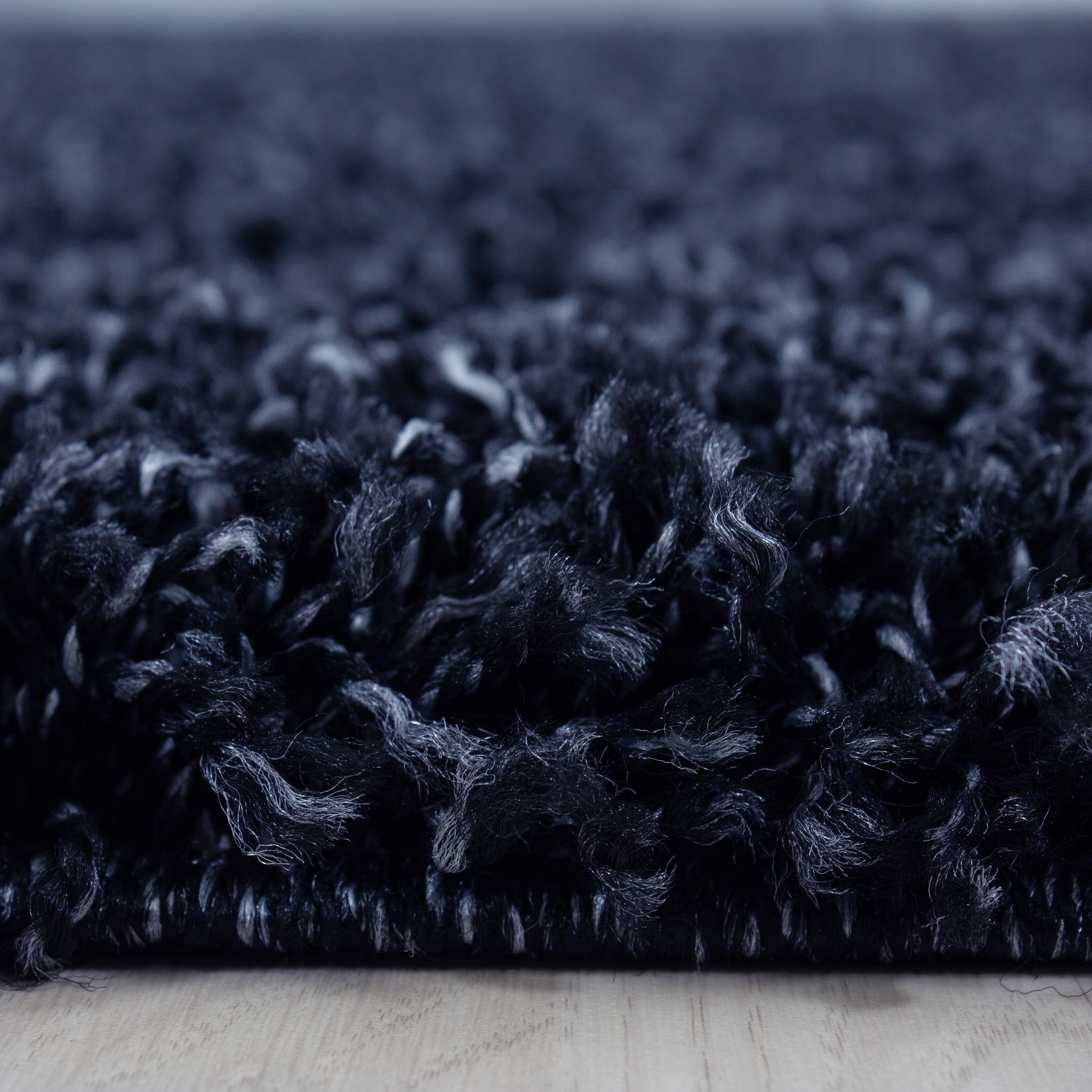 Tapis à poils longs pour le salon, tapis à poils longs, design uni, moelleux