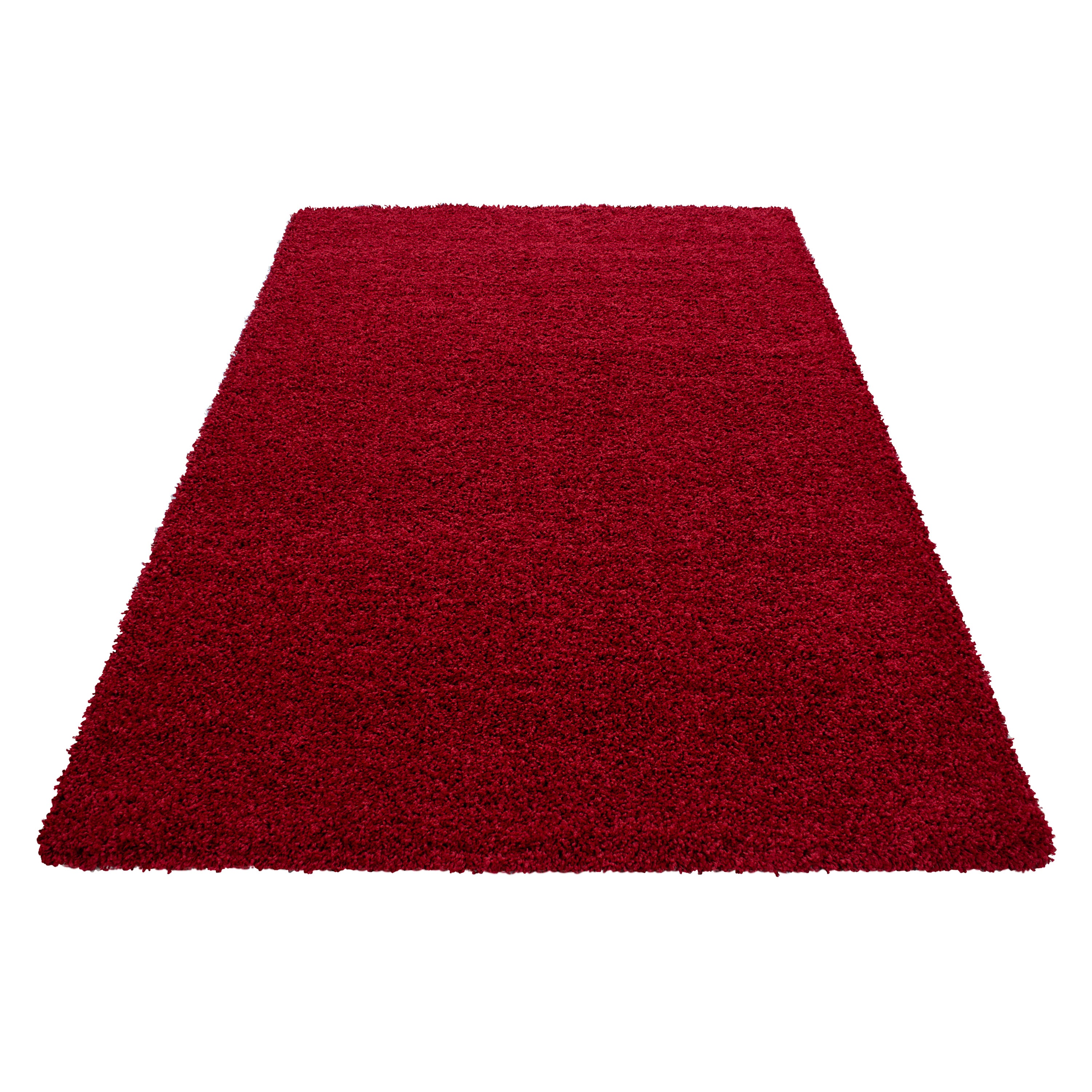 Tapis à poils longs pour le salon, tapis à poils longs, design uni, moelleux