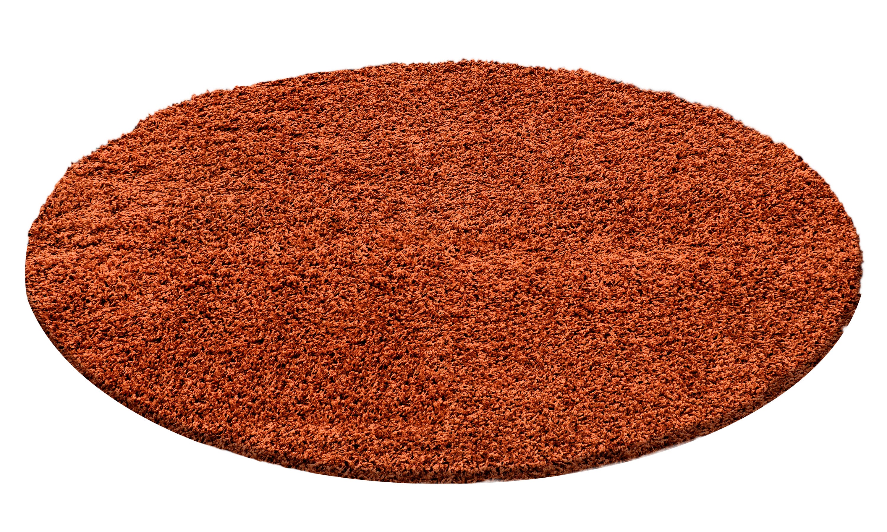 Deep pile rug for living room, long pile shaggy rug, plain design, fluffy