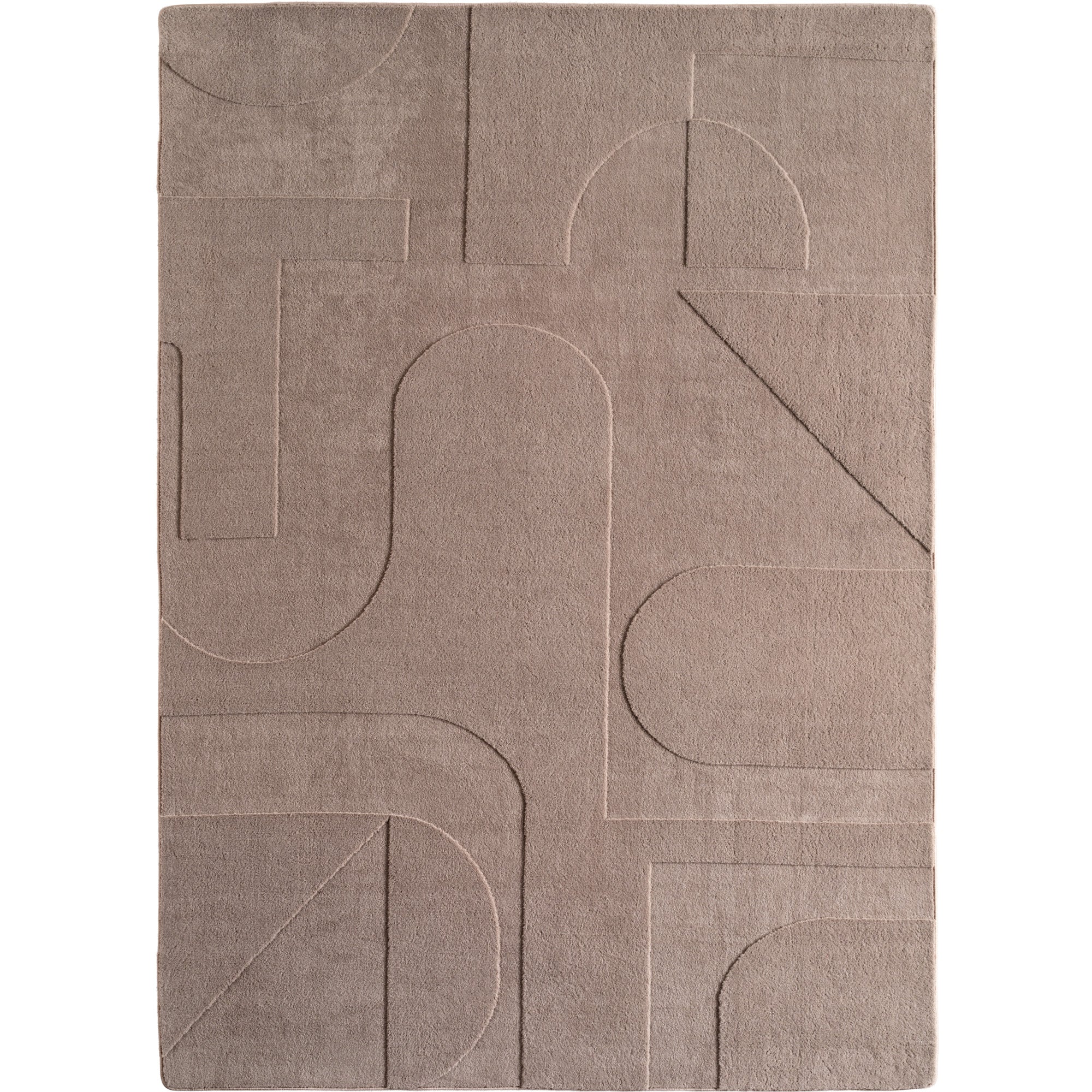 Tapis scandinave, style bohème, uni beige et crème, lavable