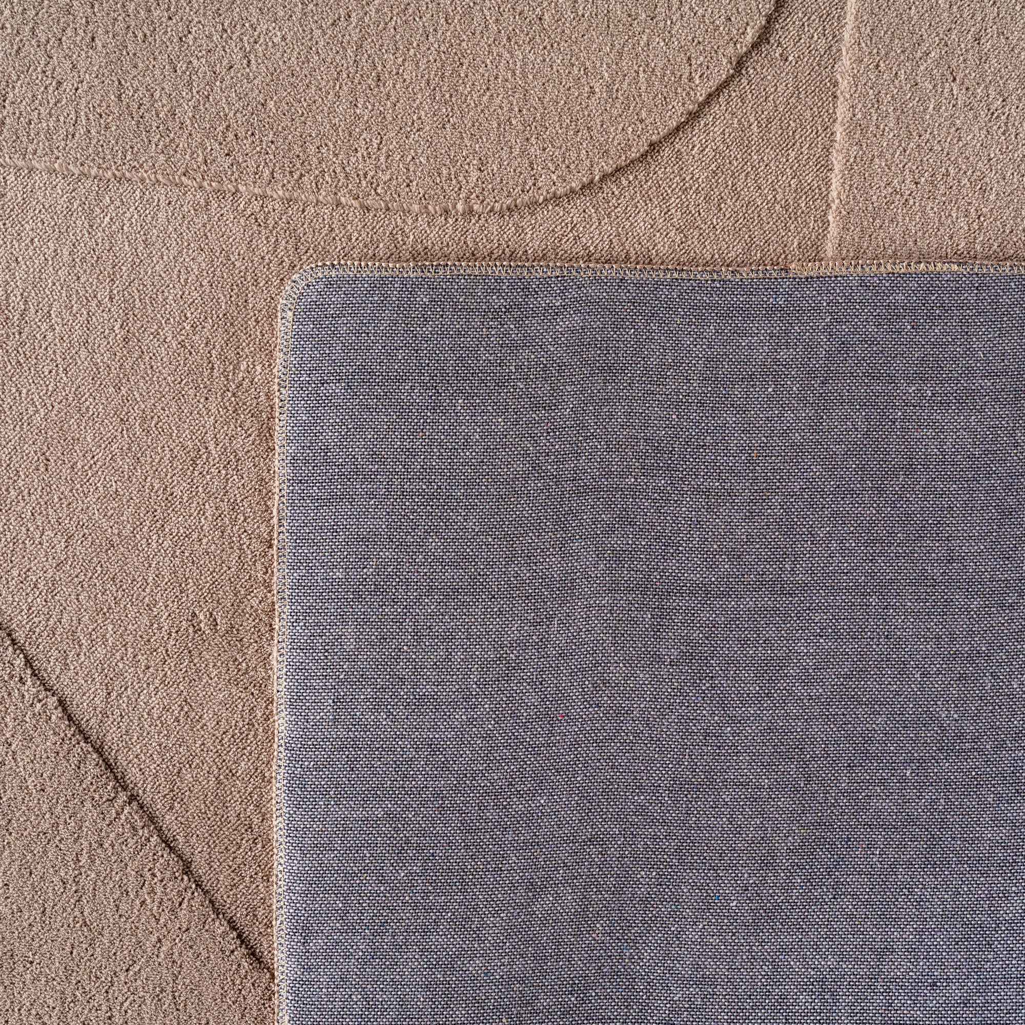 Tapis scandinave, style bohème, uni beige et crème, lavable