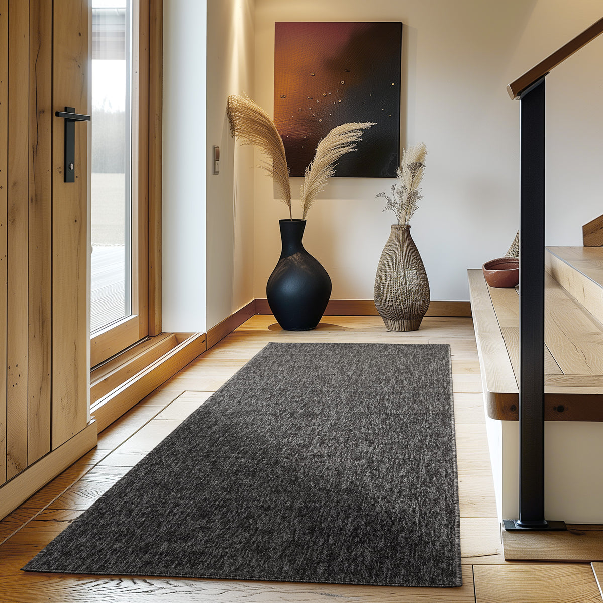 Carpettex Kurzflor Schlingenteppich Einfarbig Modern Pflegeleicht