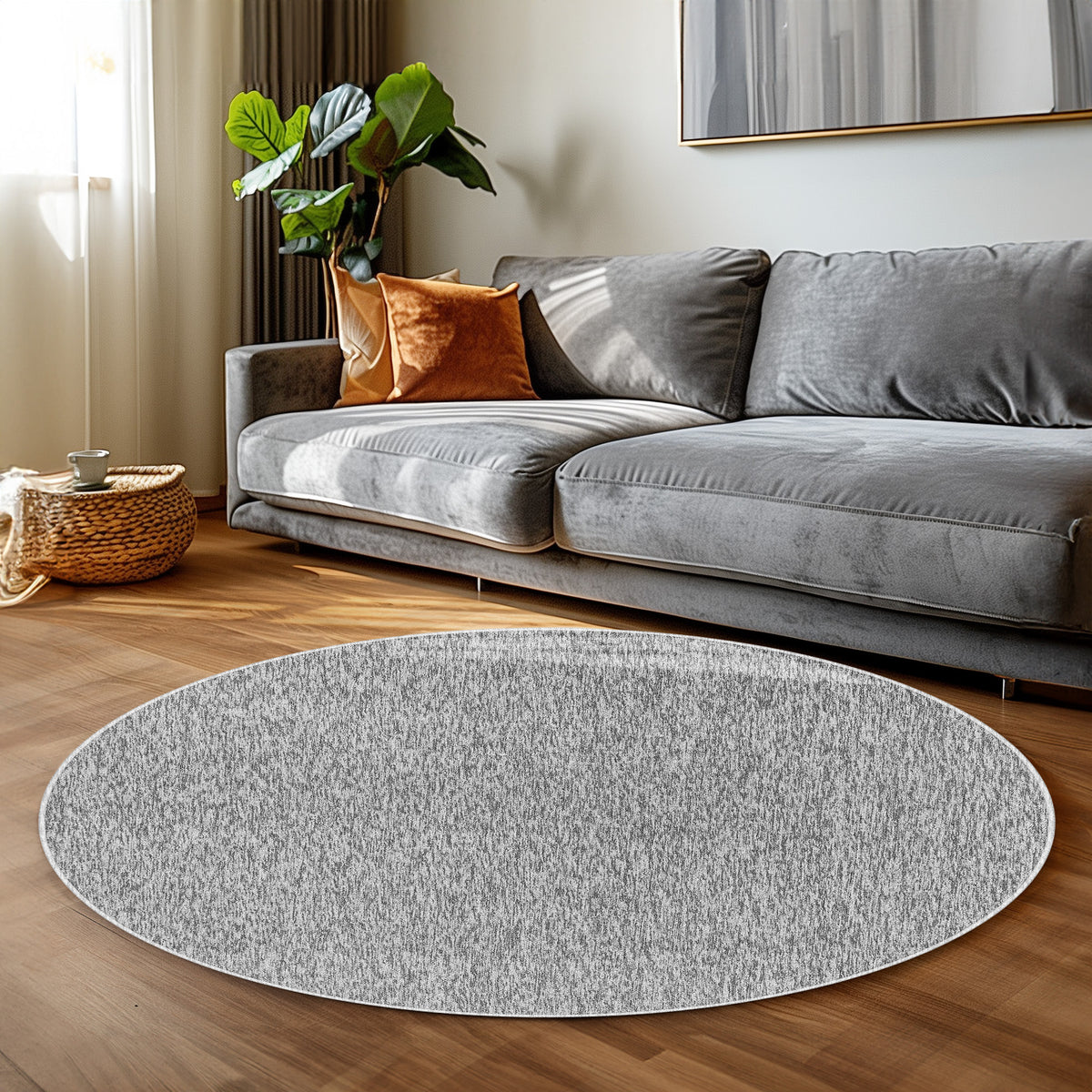 Carpettex Kurzflor Schlingenteppich Einfarbig Modern Pflegeleicht