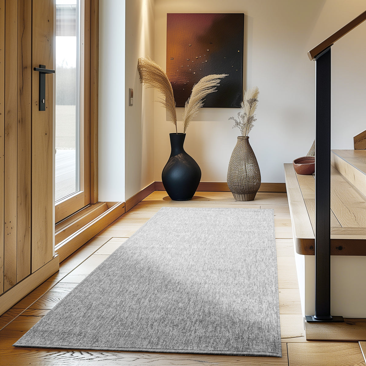 Carpettex Kurzflor Schlingenteppich Einfarbig Modern Pflegeleicht