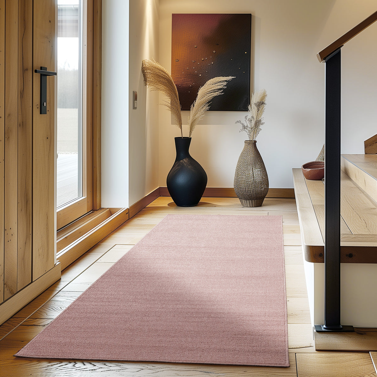 Carpettex Kurzflor Schlingenteppich Einfarbig Modern Pflegeleicht