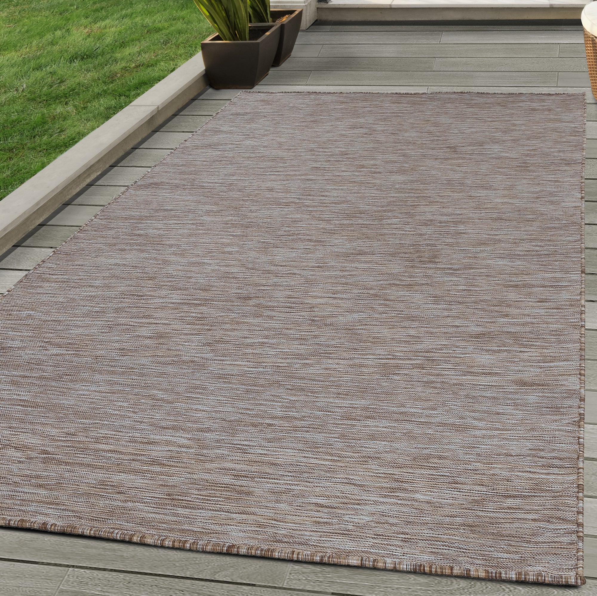 Indoor & Outdoor Rug Plain Modern Style Kitchen Balcony Patio Garden