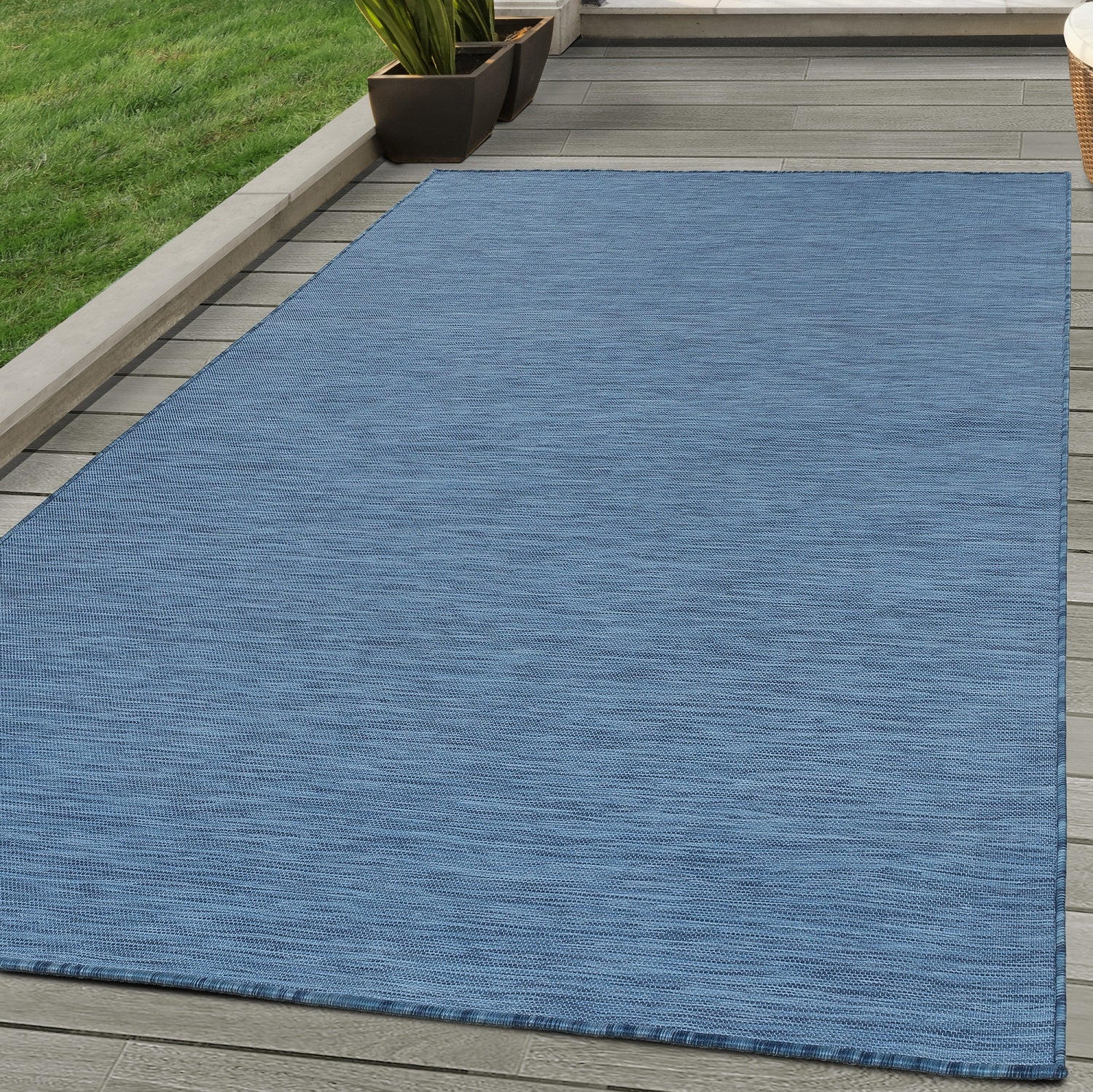Indoor & Outdoor Rug Plain Modern Style Kitchen Balcony Patio Garden