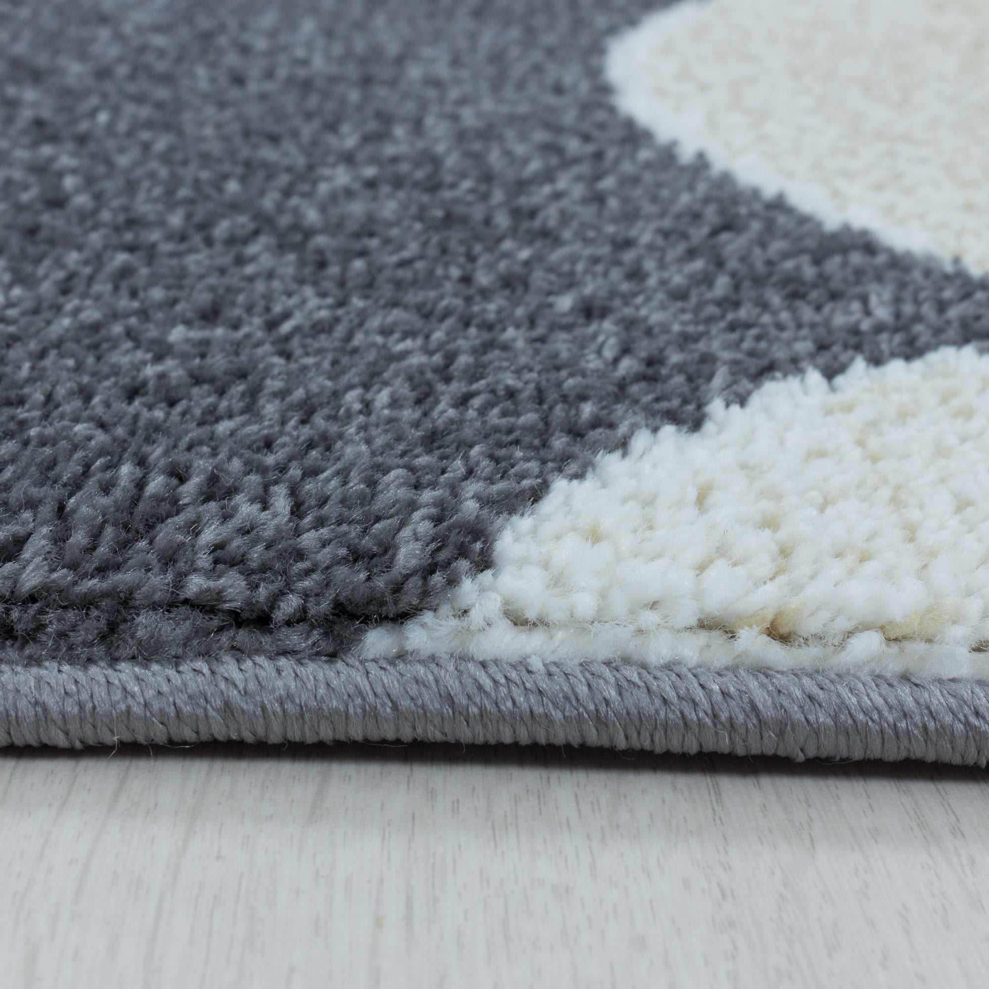 Children's carpet moon and stars design soft easy care carpet children's room