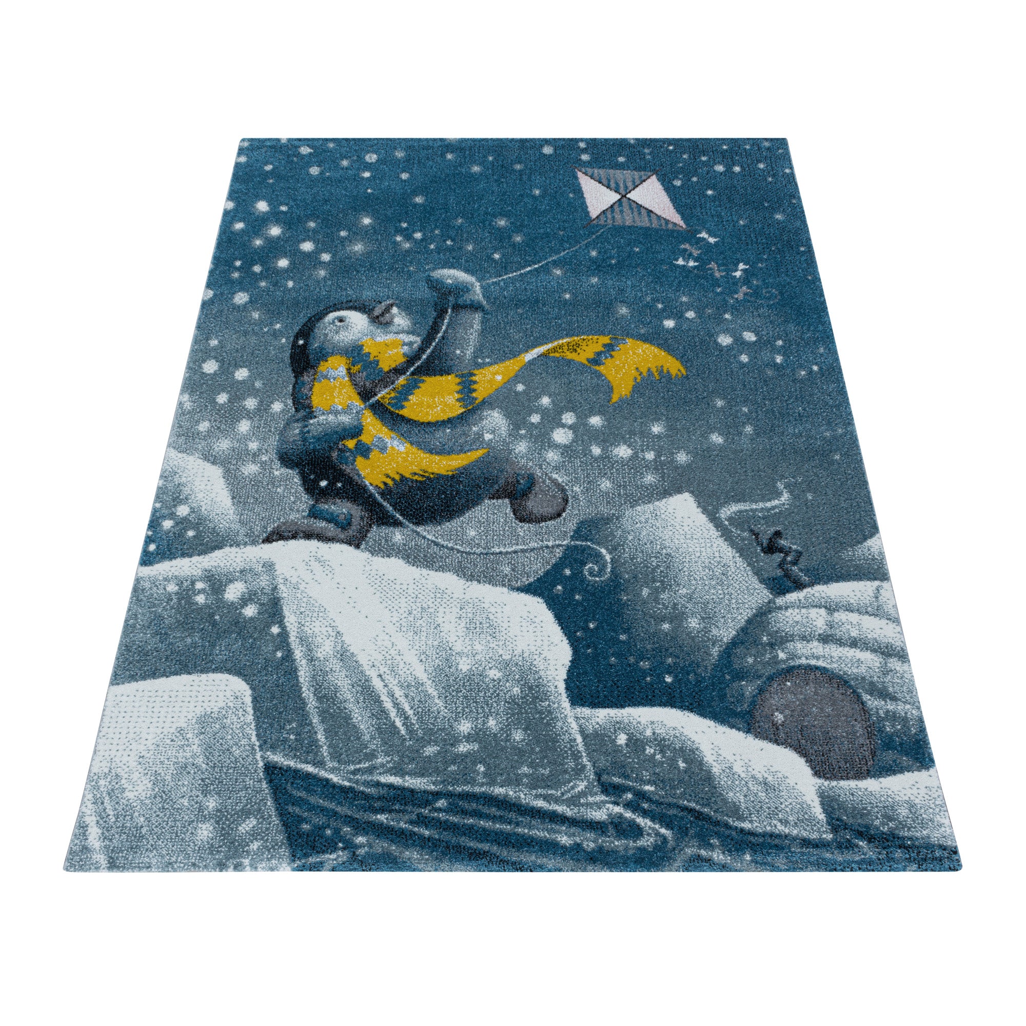 Tapis pour Enfants Design à Carreaux Coloré Tapis Moderne Doux Facile d'entretien Chambre d'enfant