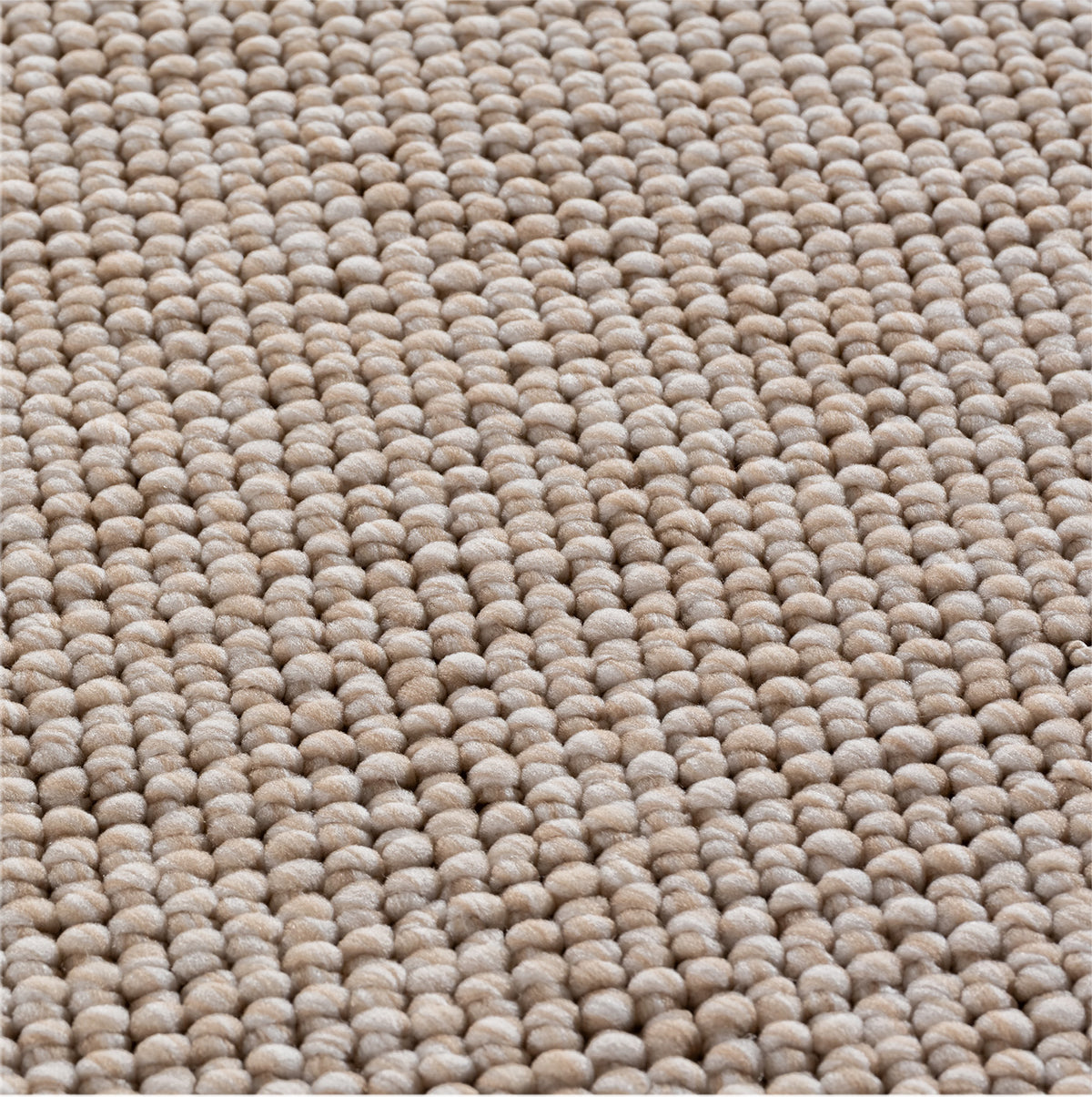 Carpettex Bouclé Teppich Schlingenflor Skandi Einfarbig Weich