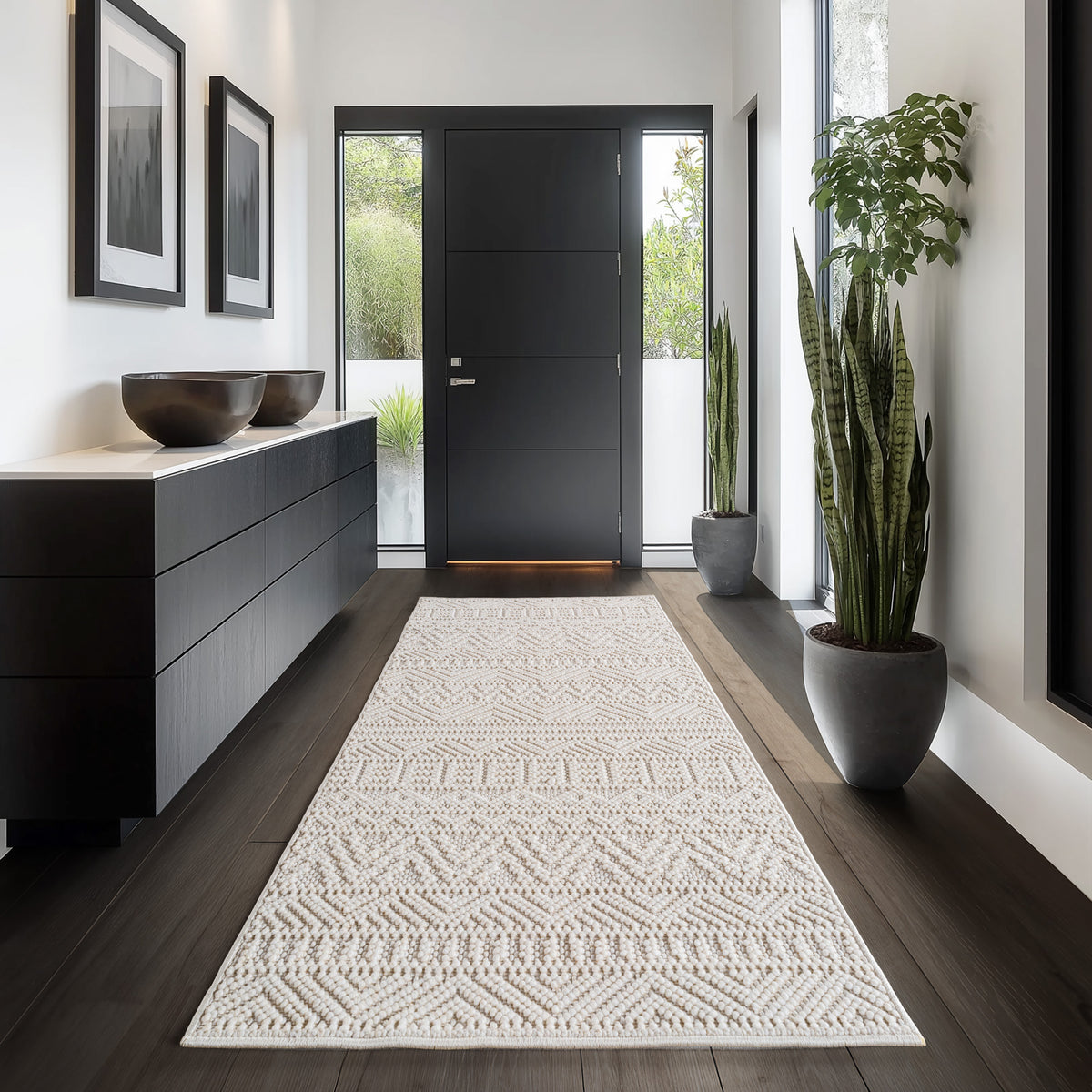 Carpettex Bouclé Teppich Schlingenflor Skandi Vintage Weich