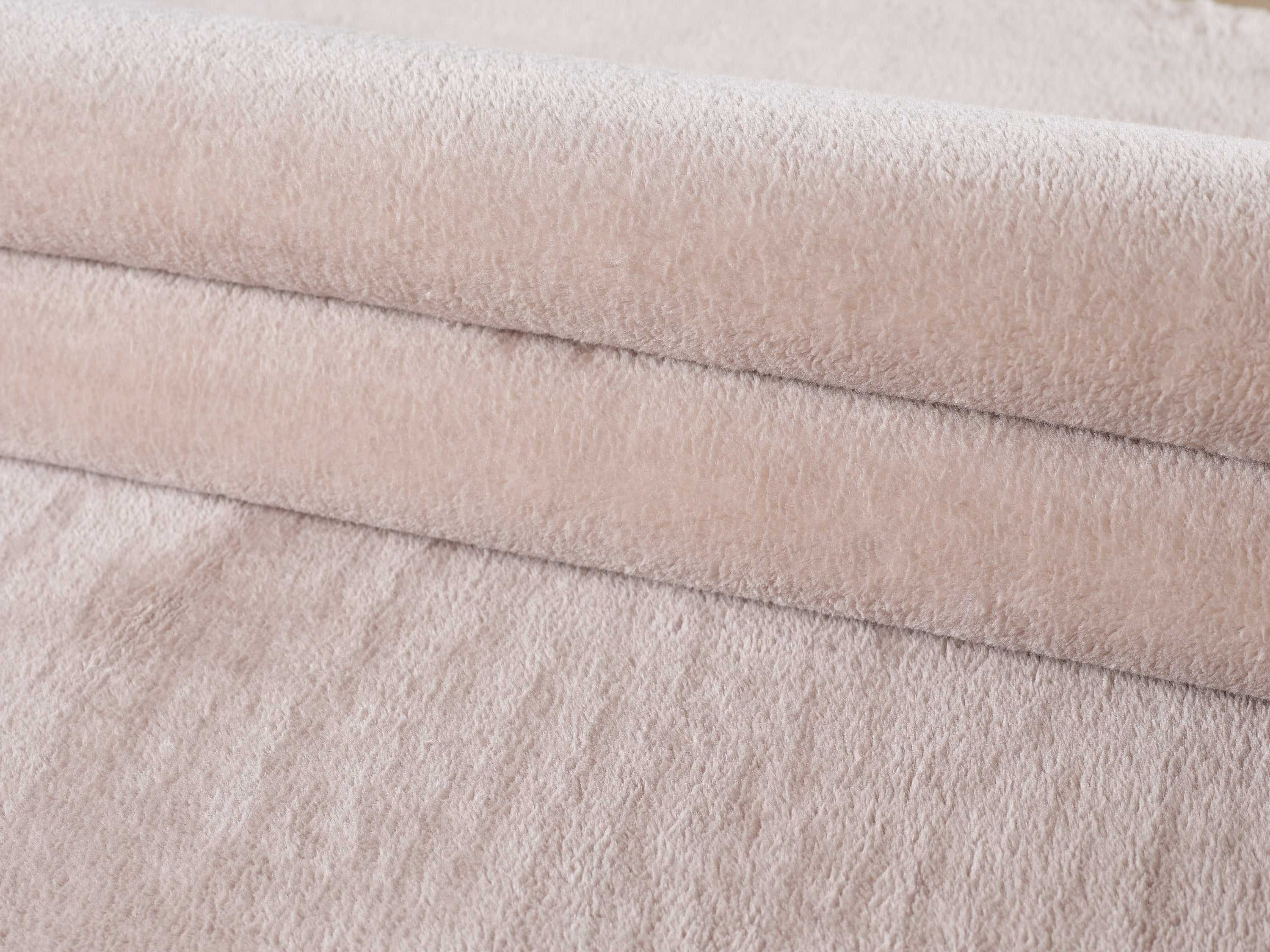 Waschbarer Teppich Wohnzimmer Einfarbig Kunstfell Hochflor Super Weich Felloptik