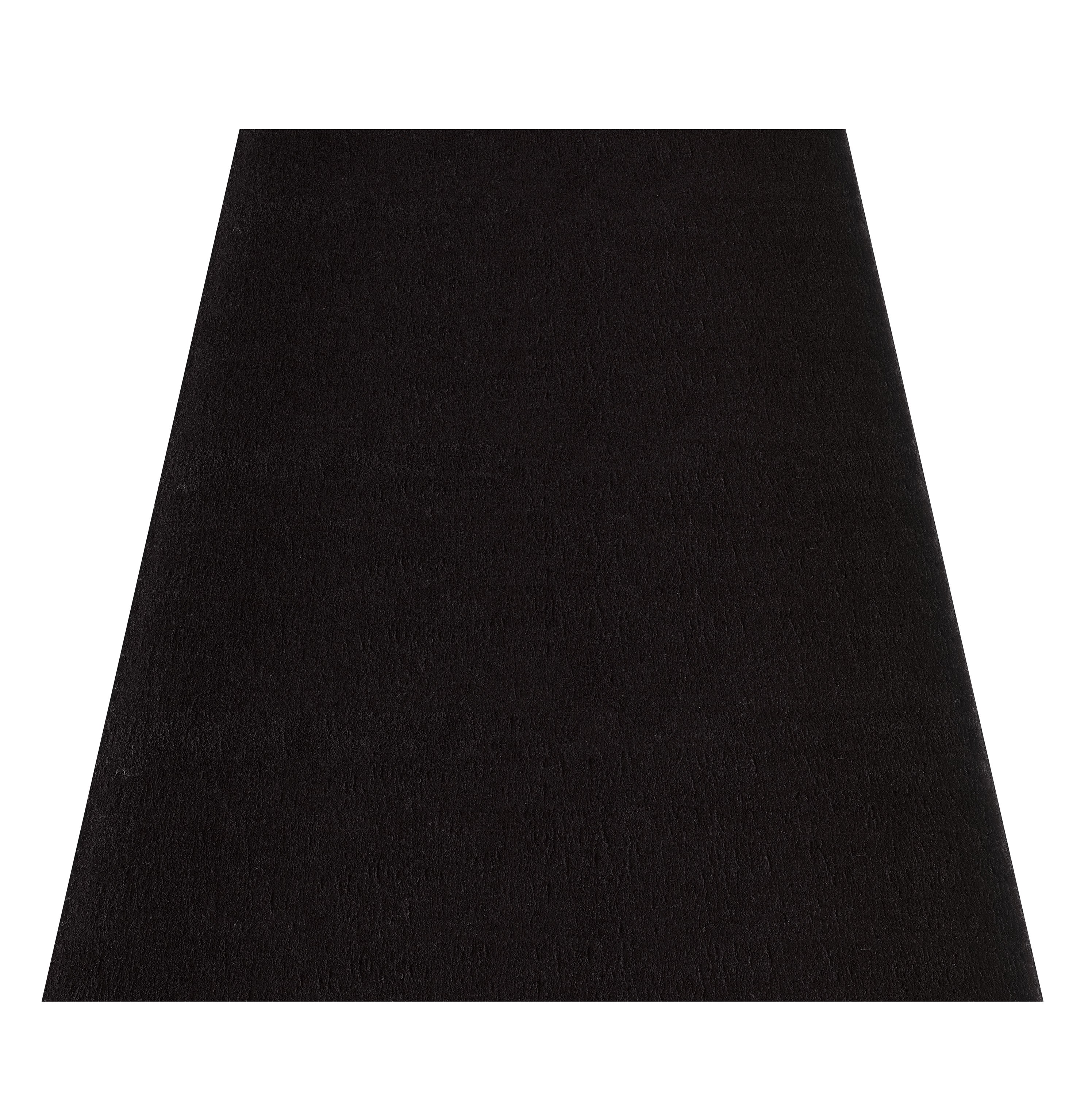 Waschbarer Hochflor Teppich Wohnzimmer Einfarbig Kunstfell Plüsch Super Weich