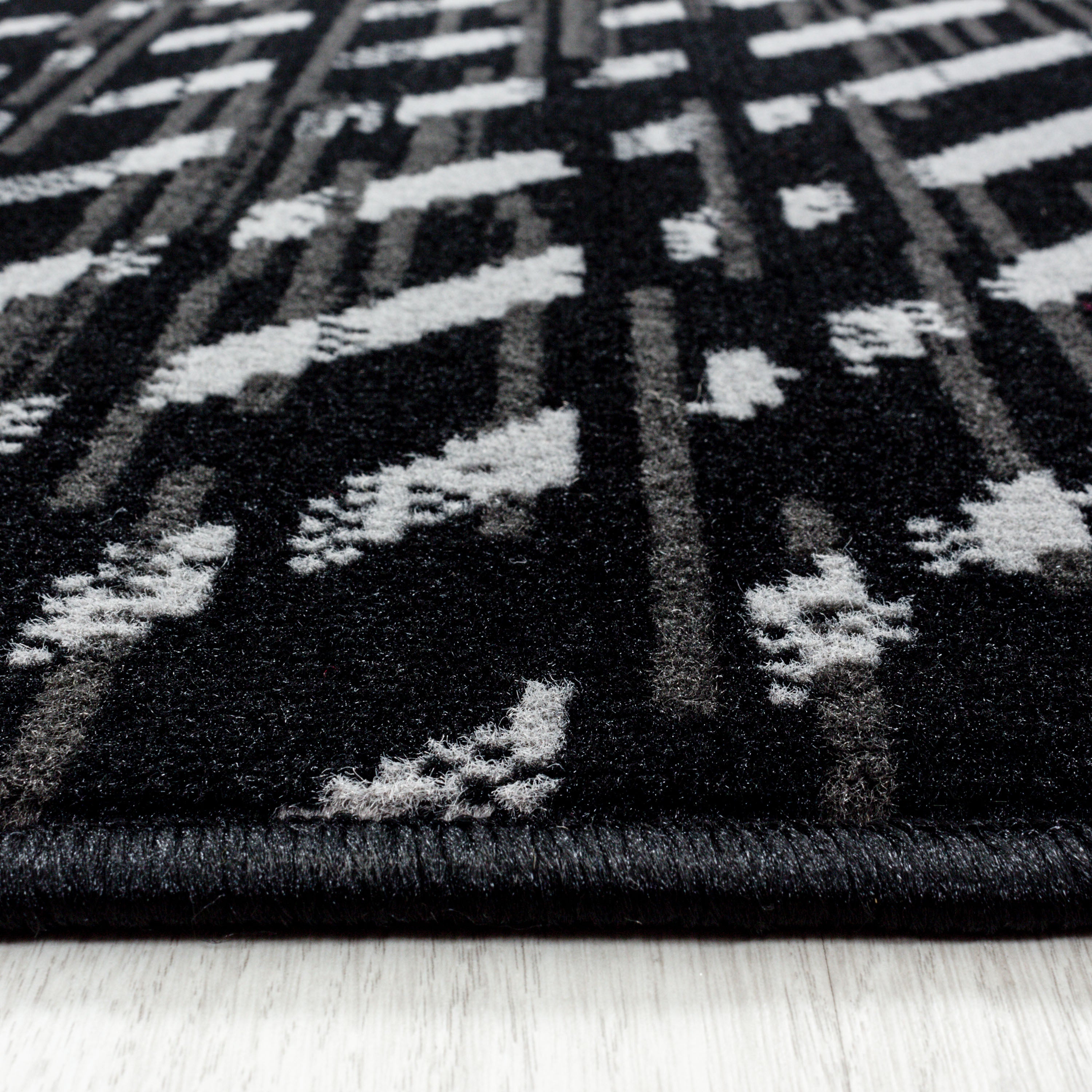 Tapis modernes à poils courts, Design géométrique, tapis à poils doux pour salon