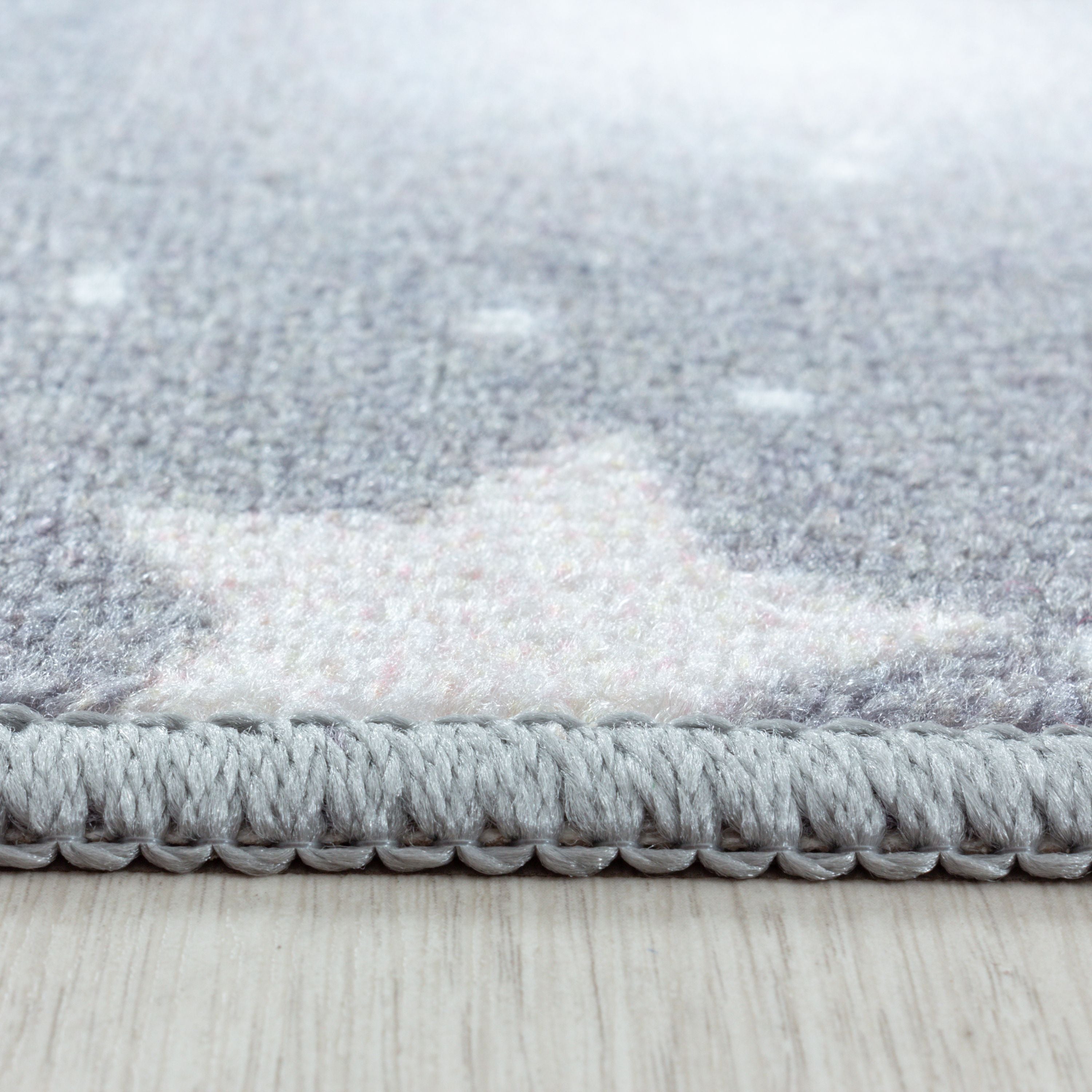 Tapis enfant filles tapis design étoile tapis de jeu chambre enfant antidérapant