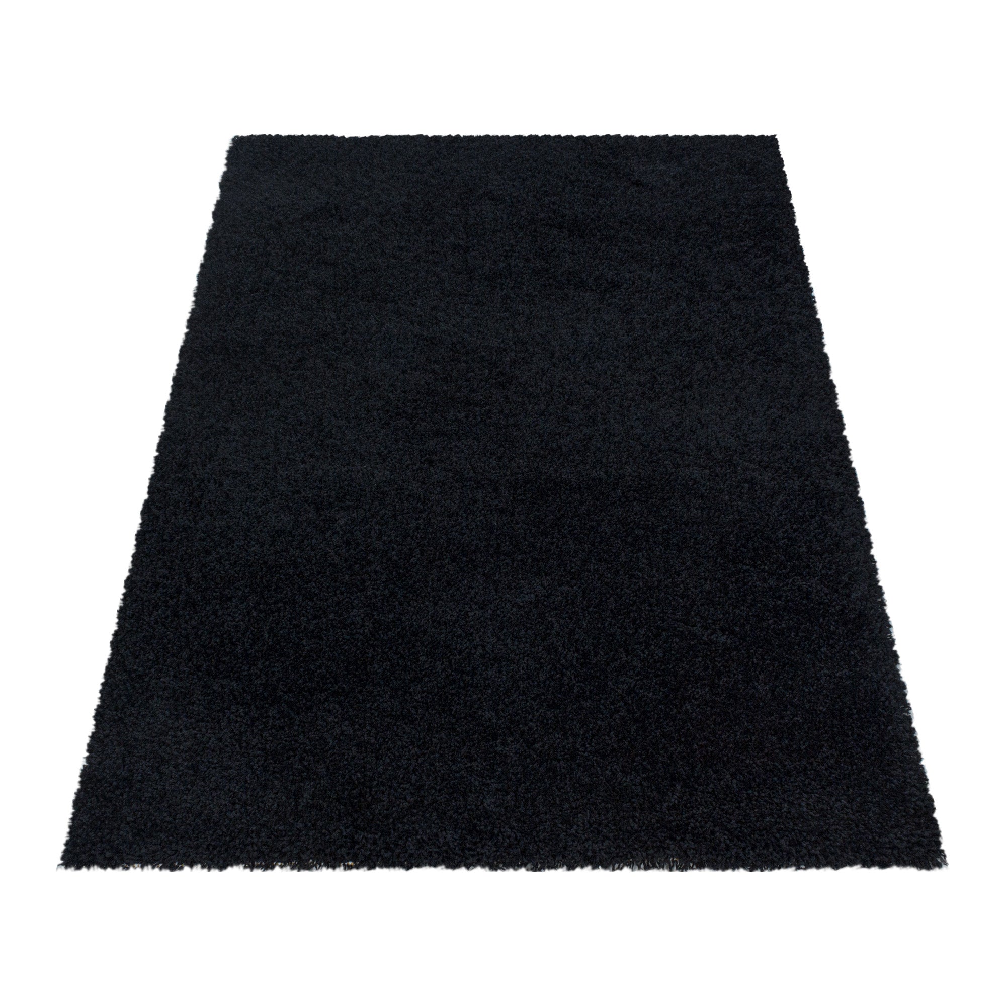 Teppich Wohnzimmer Hochflor Einfarbiges Design Langflor Shaggy Modern Flauschig