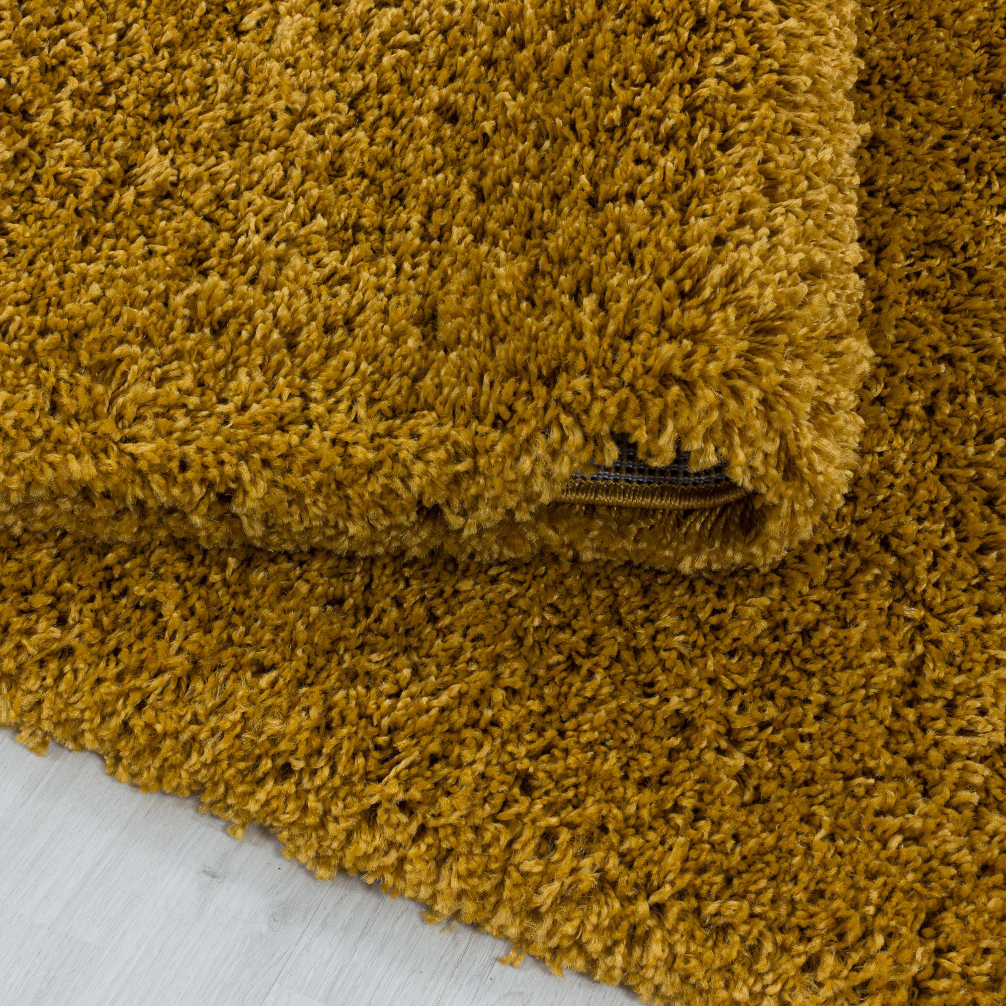Teppich Wohnzimmer Hochflor Einfarbiges Design Langflor Shaggy Modern Flauschig