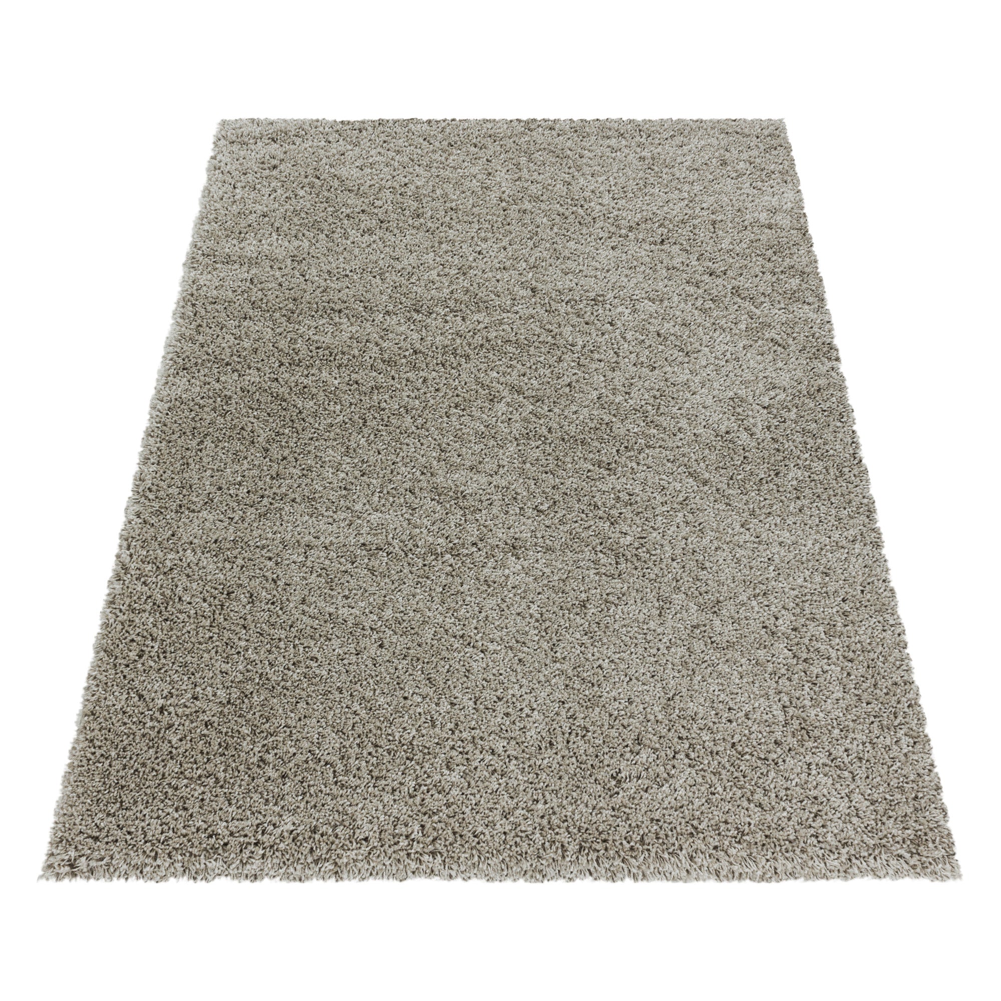 Teppich Wohnzimmer Hochflor Einfarbiges Design Langflor Shaggy Modern Flauschig