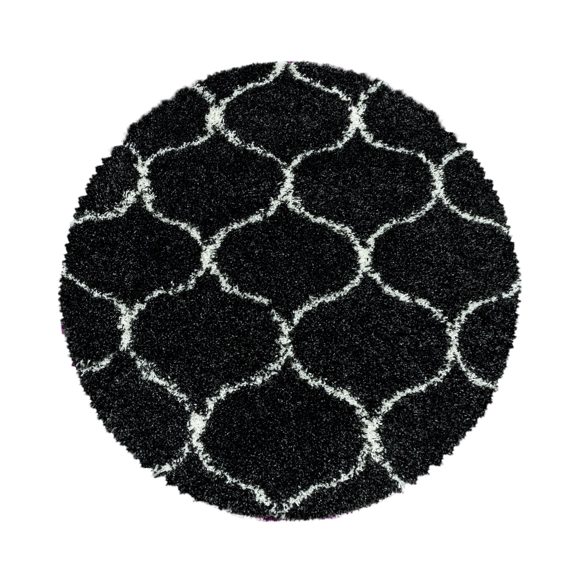 Tapis shaggy à poils longs salon design scandinave poils longs moelleux doux