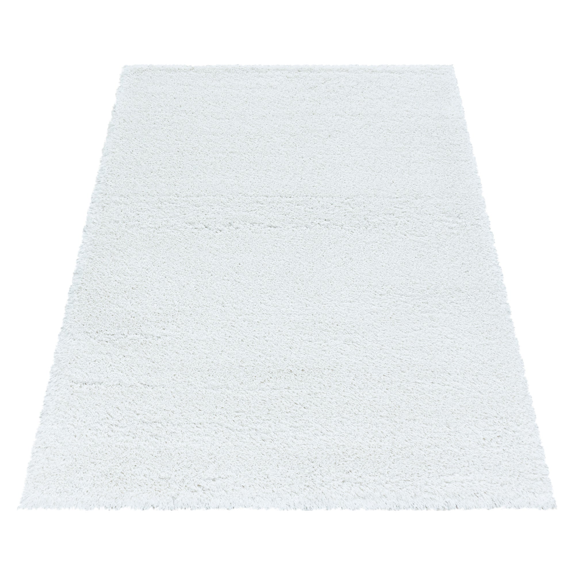 Shaggy Living Room Rug Modern Shaggy Long Pile Plain Soft Fur Look