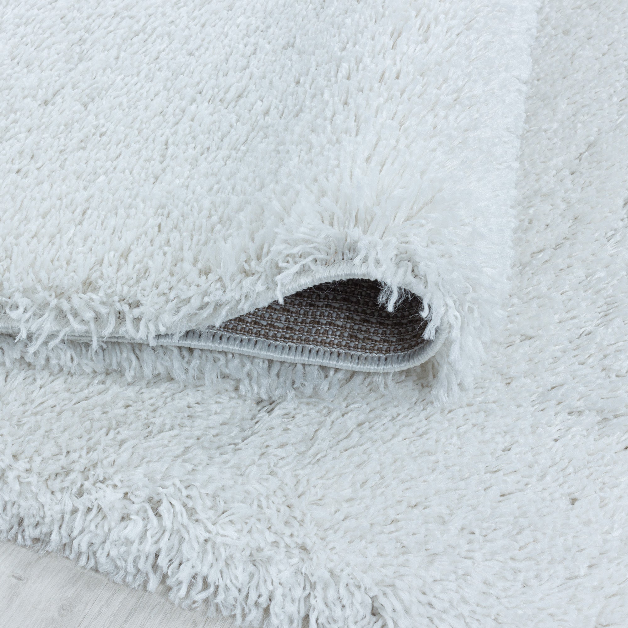 Shaggy Living Room Rug Modern Shaggy Long Pile Plain Soft Fur Look