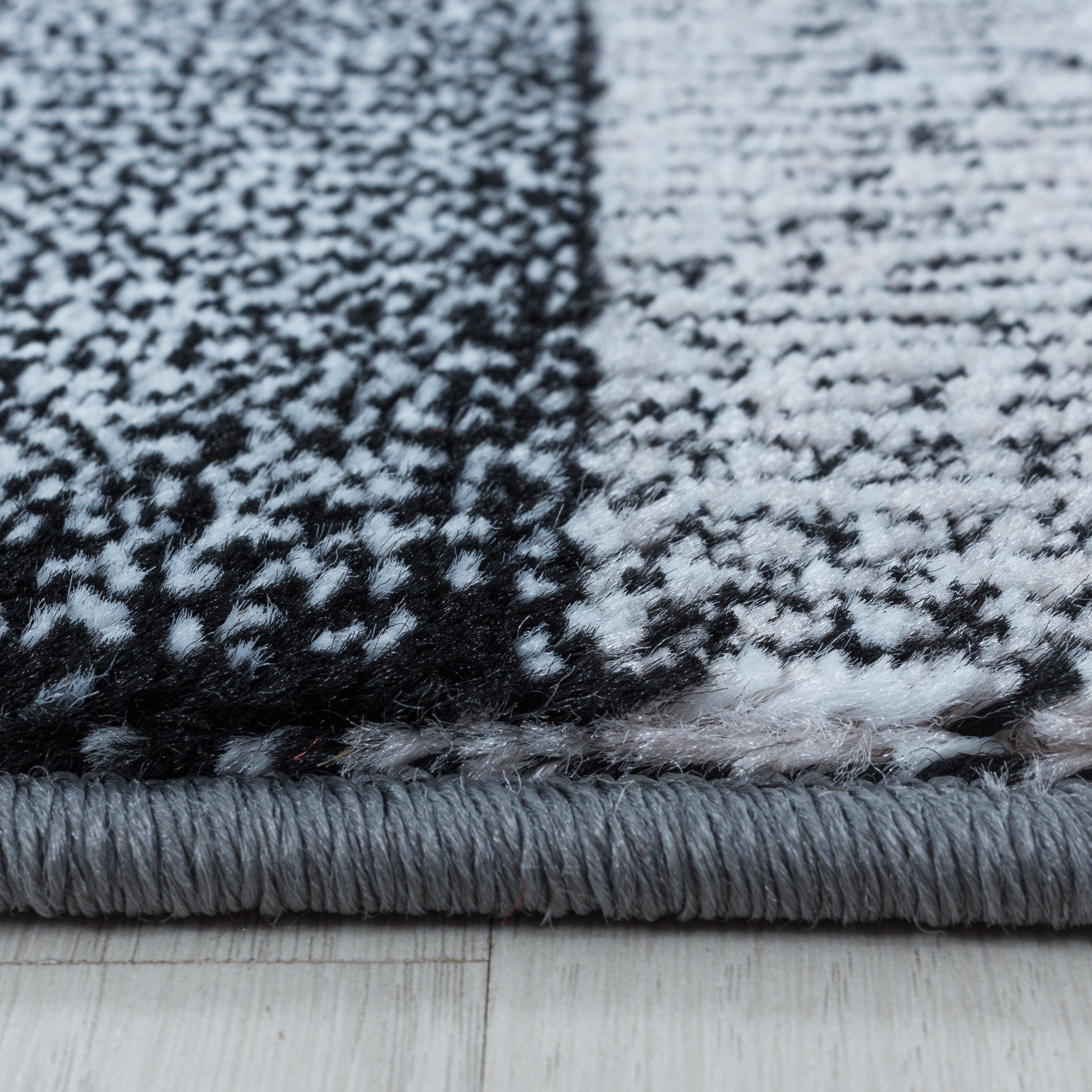 Tapis moderne à poils courts, design ondulé, style moderne, pour salon