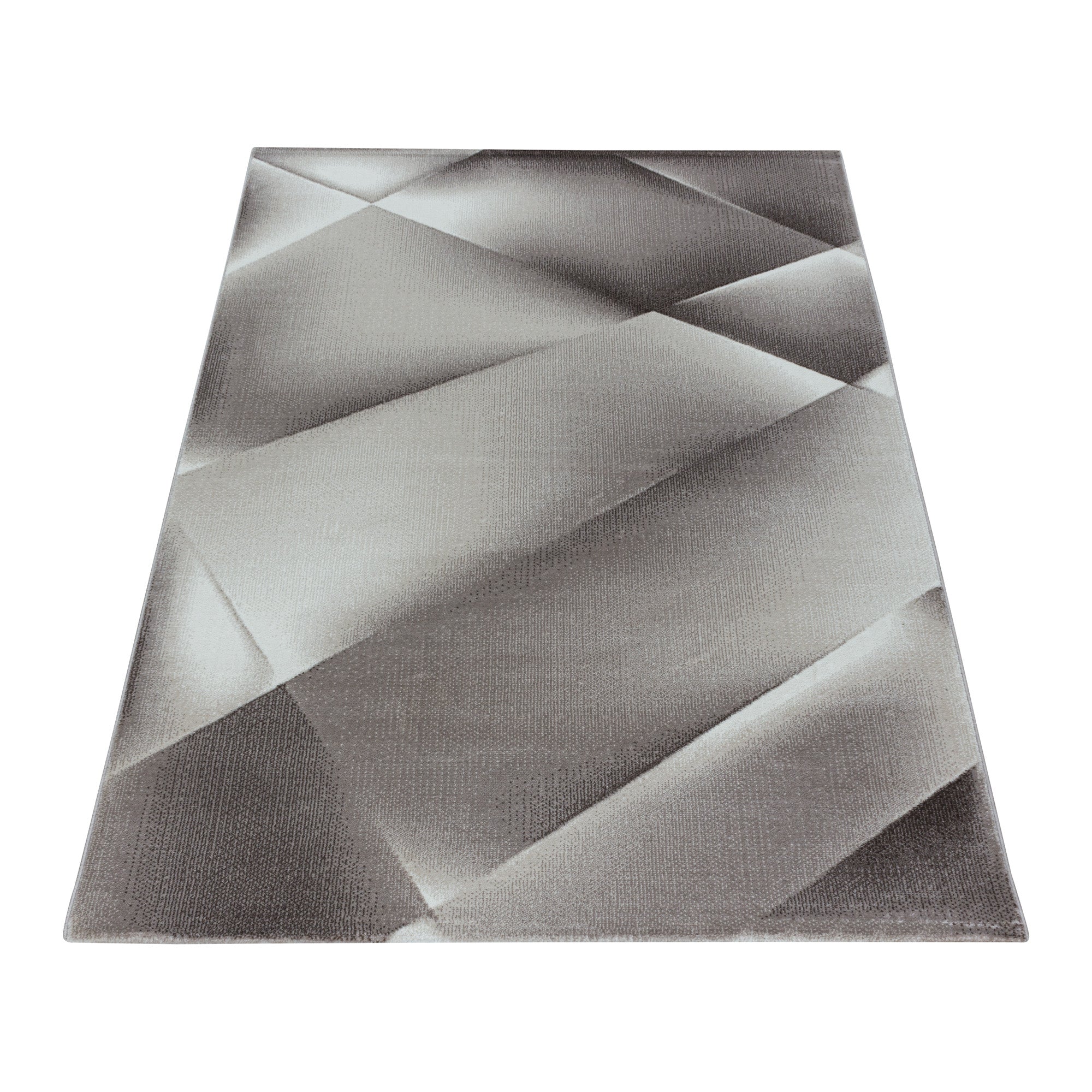 Tapis moderne à poils courts, tapis au design abstrait, tapis de style moderne, salon