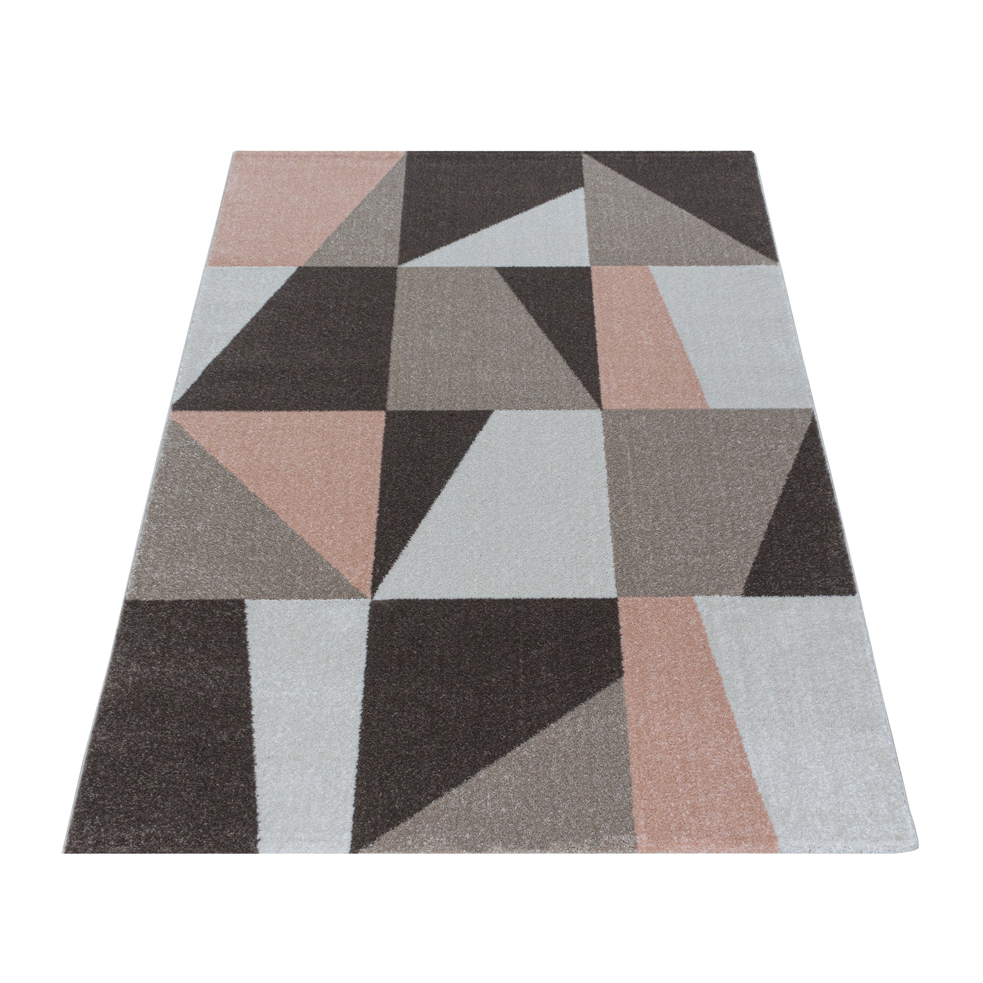 Designer Short Pile Rug Ombre Design Easy Care Modern Rug Living Room
