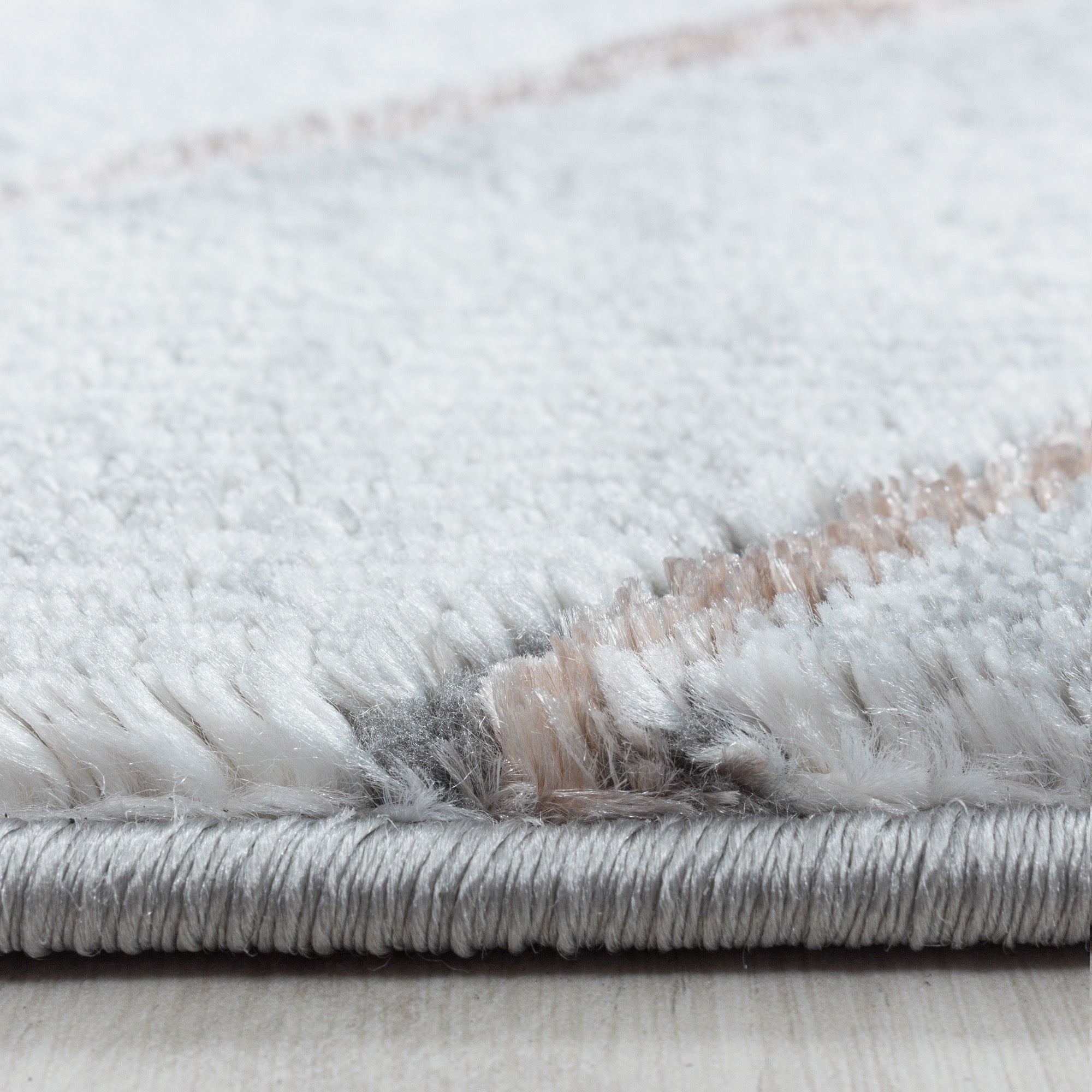Tapis salon diamant design tapis aspect marbre style scandinave