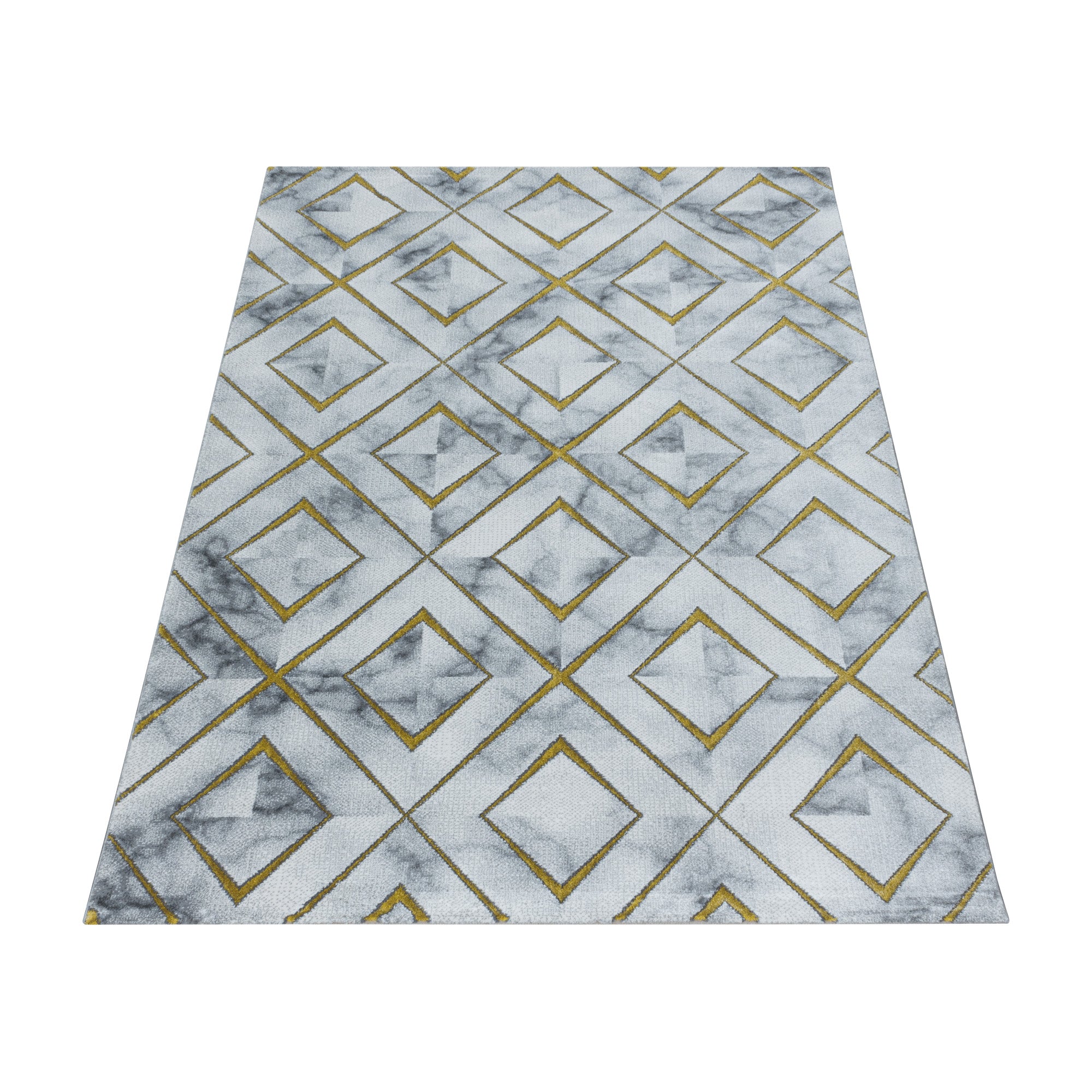 Carpet living room diamond design carpet marble look Scandinavian style