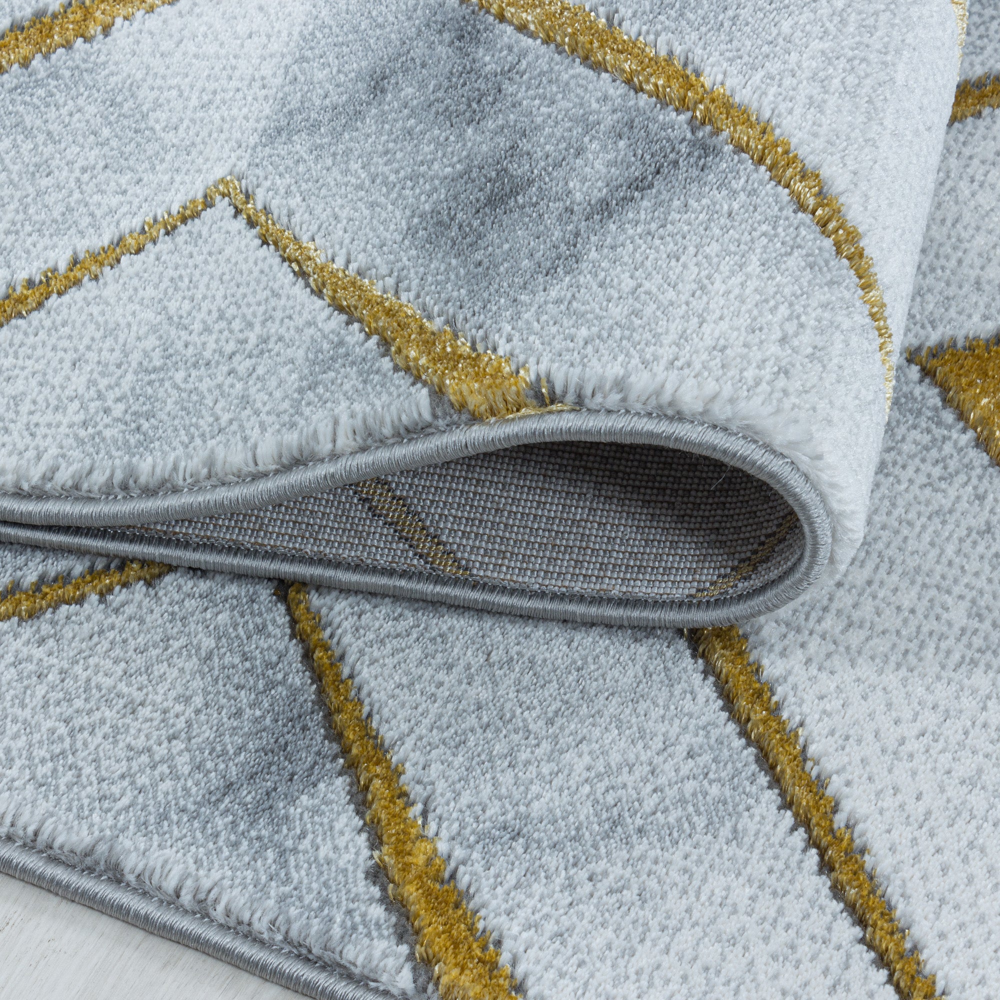 Teppich Wohnzimmer Rauten Design Teppich Marmor Optik Skandinavische Stil