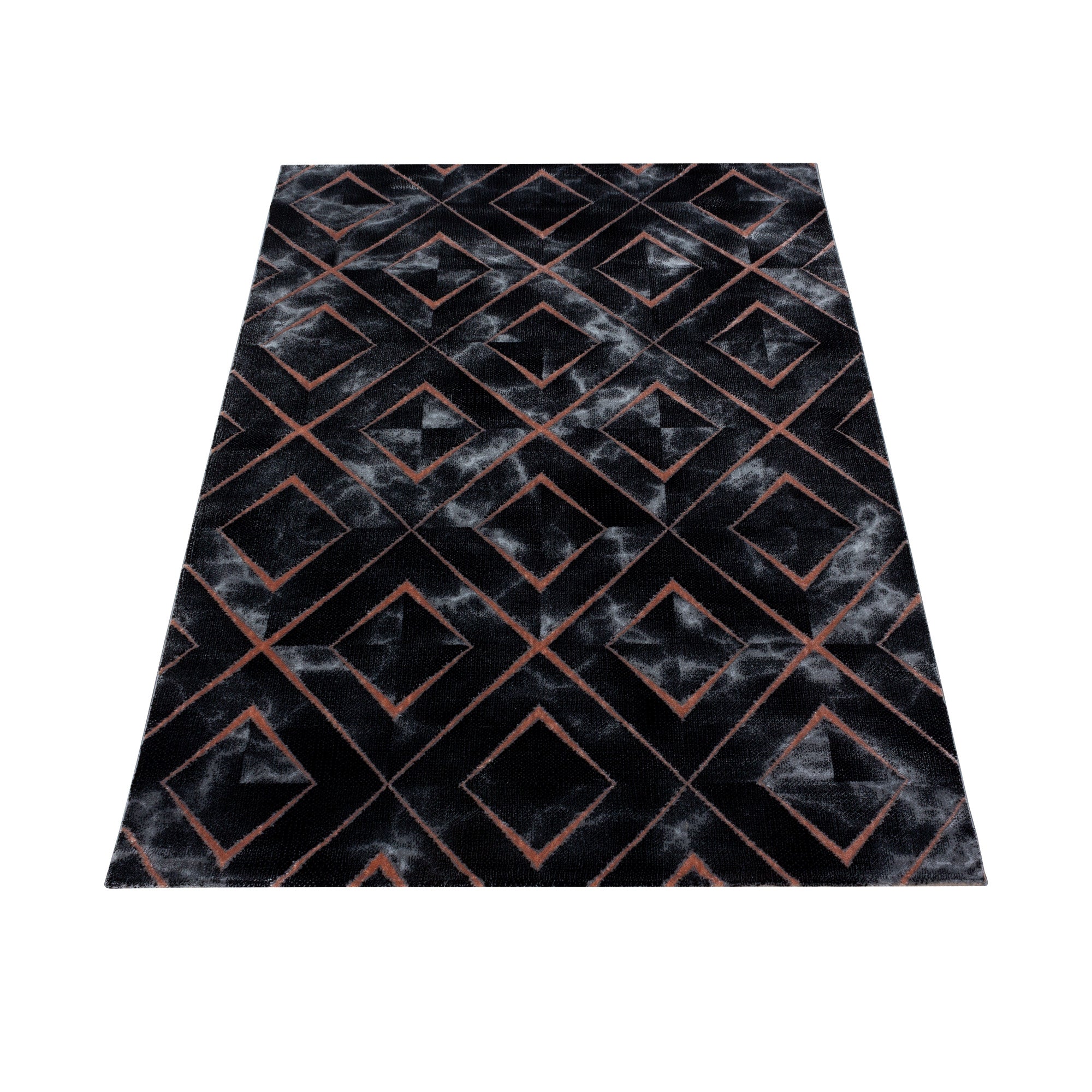 Carpet living room diamond design carpet marble look Scandinavian style