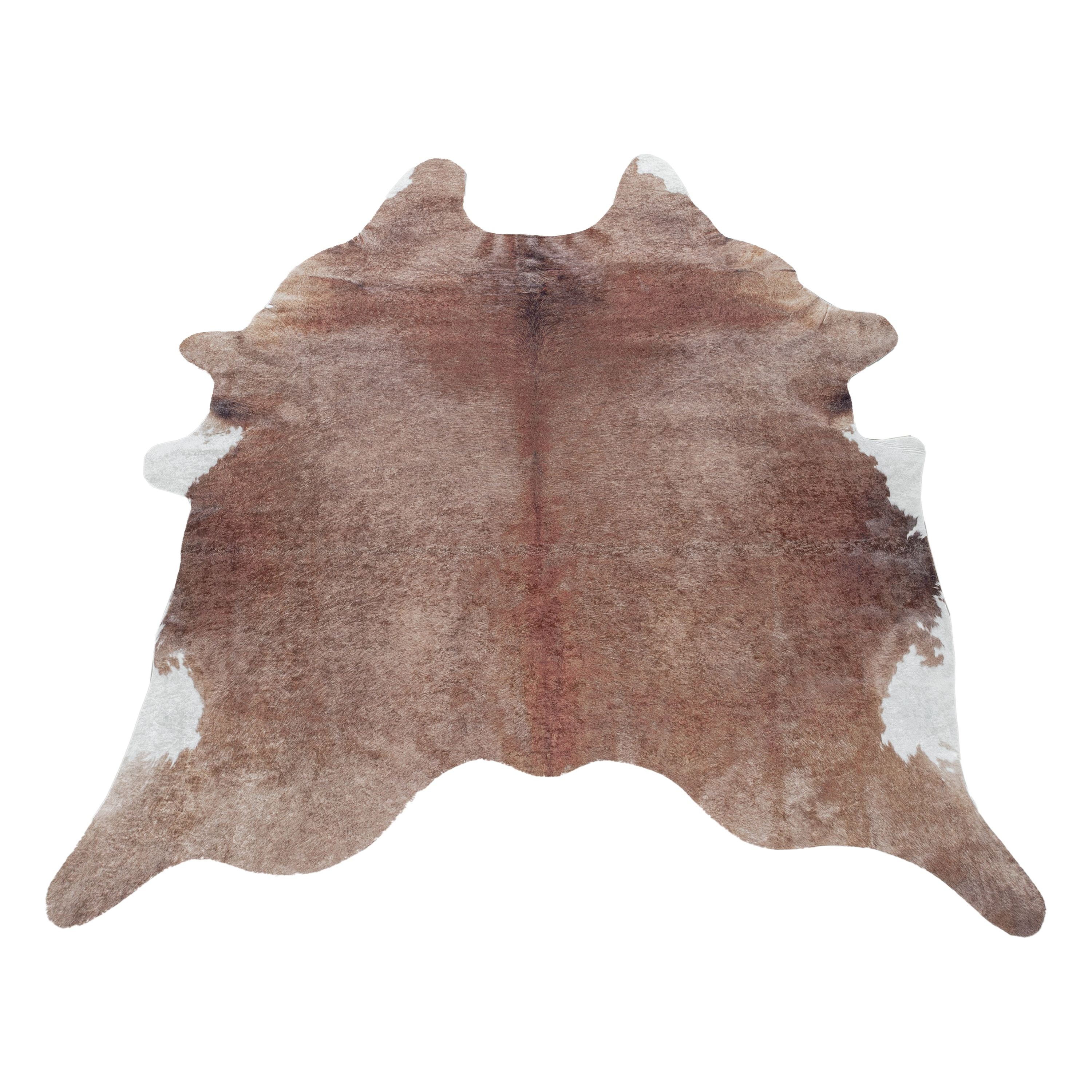 Fur rug, faux fur, imitation cowhide, digital print, washable, non-slip